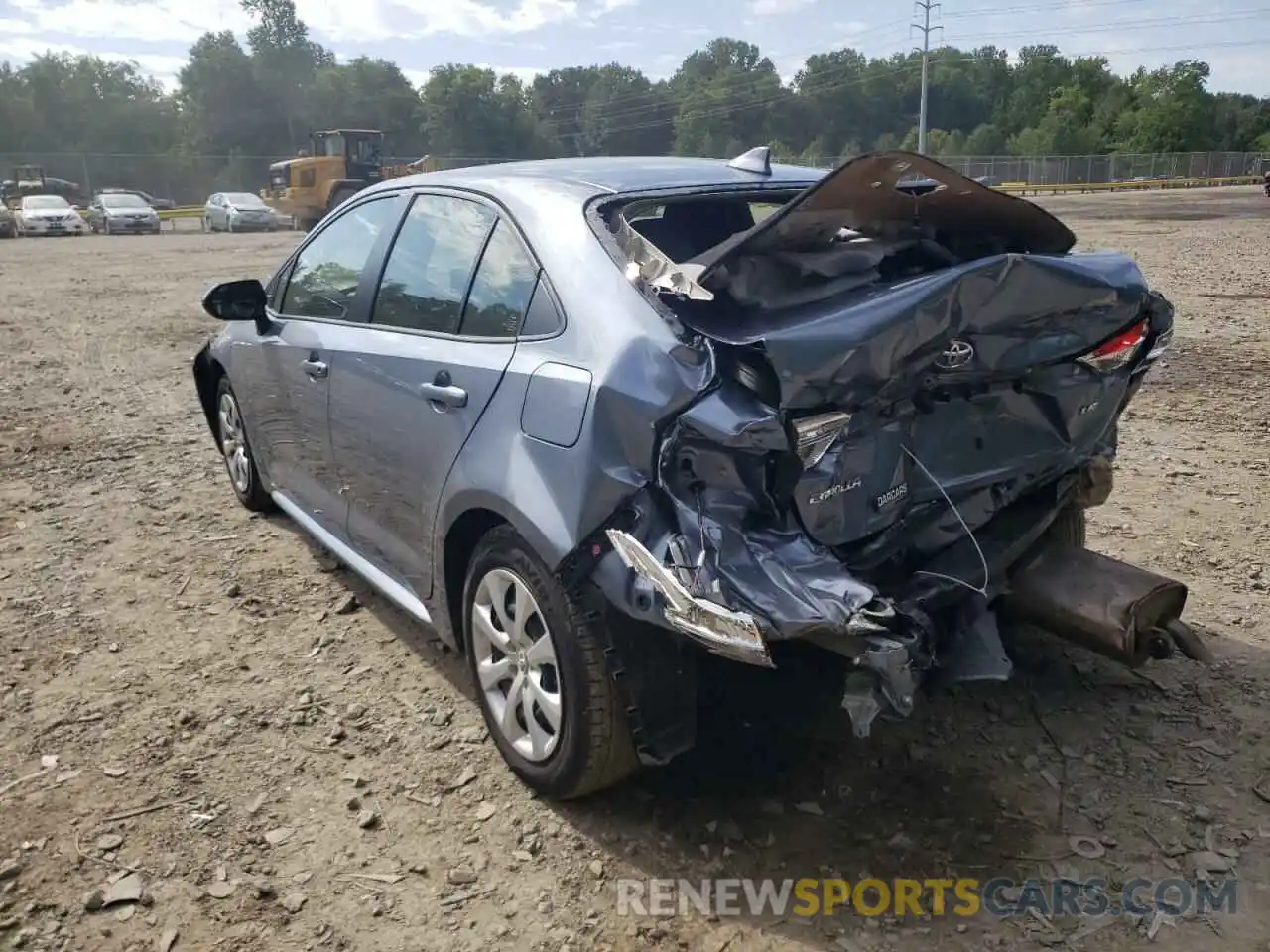 3 Photograph of a damaged car JTDEPMAE5NJ204054 TOYOTA COROLLA 2022