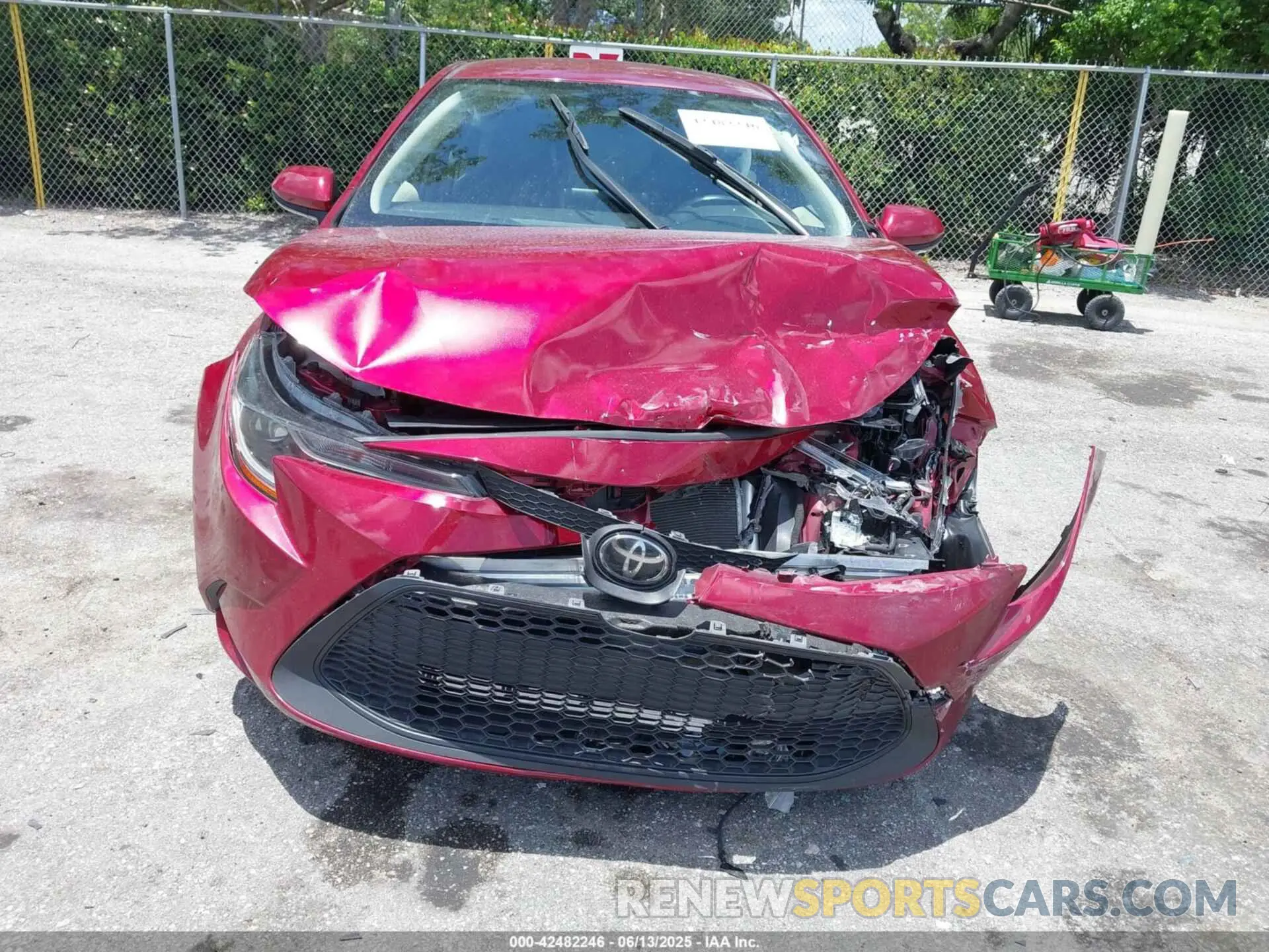 12 Photograph of a damaged car JTDEPMAE5NJ210484 TOYOTA COROLLA 2022