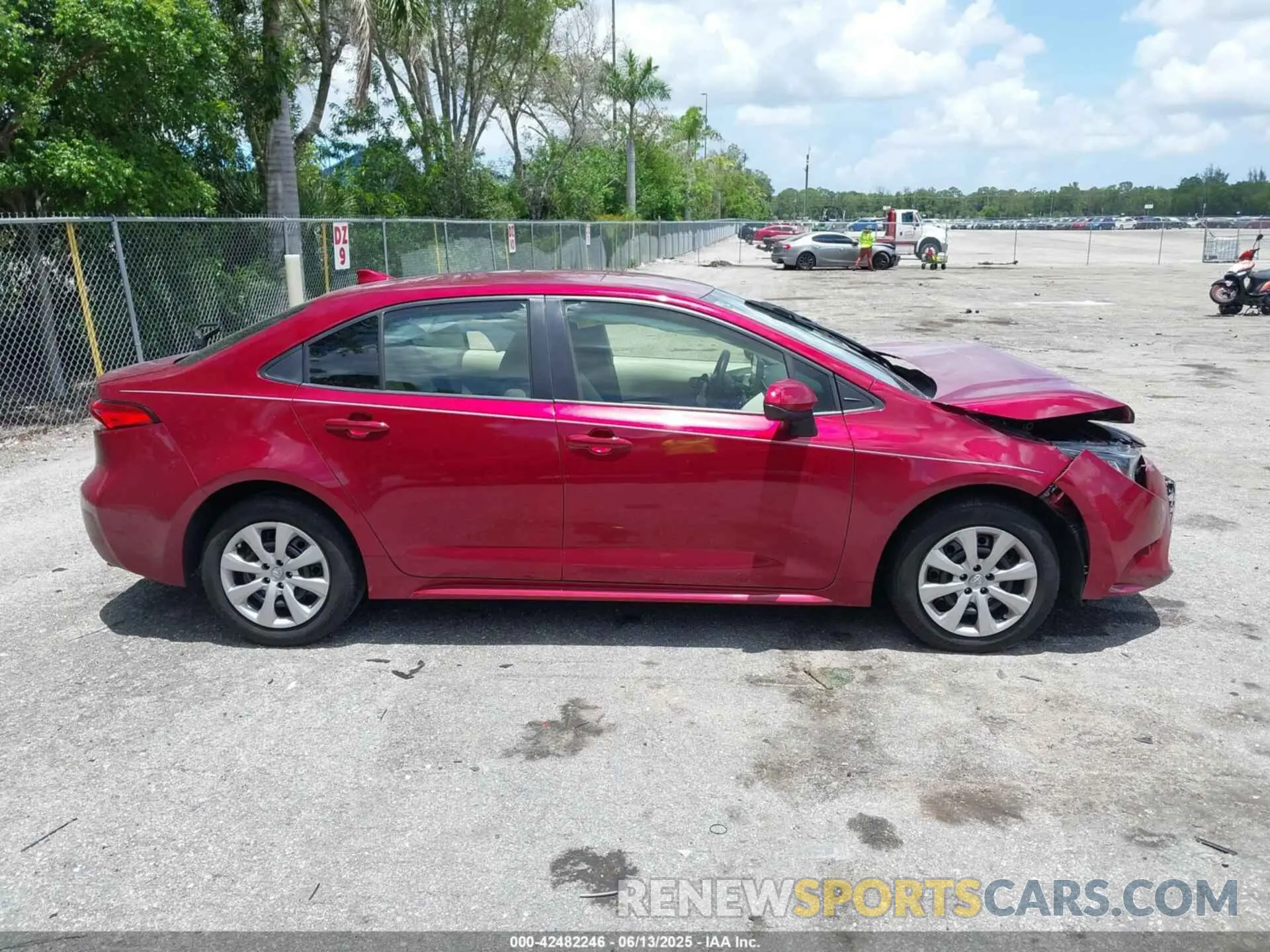 13 Photograph of a damaged car JTDEPMAE5NJ210484 TOYOTA COROLLA 2022