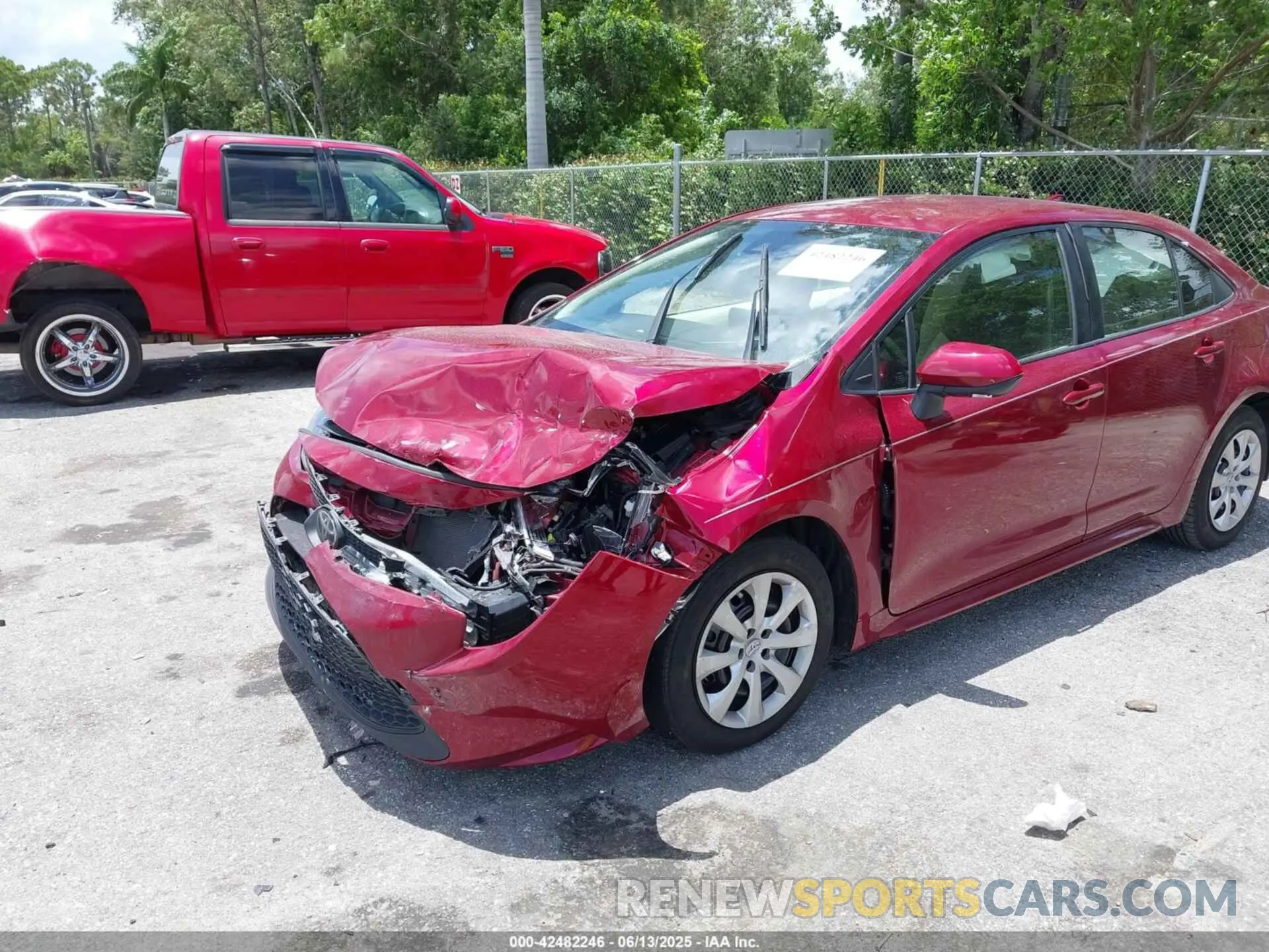 6 Photograph of a damaged car JTDEPMAE5NJ210484 TOYOTA COROLLA 2022