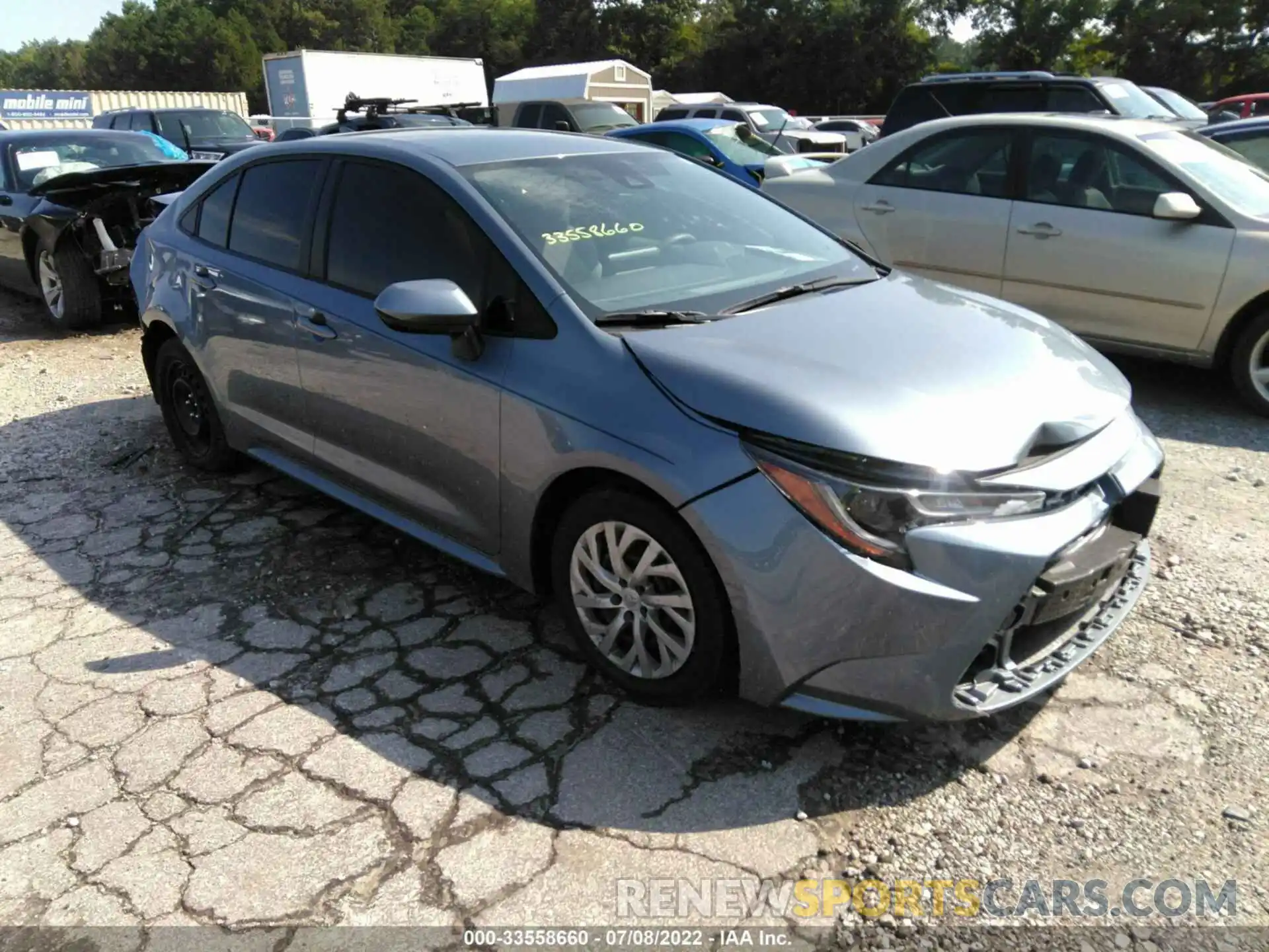 1 Photograph of a damaged car JTDEPMAE5NJ213997 TOYOTA COROLLA 2022