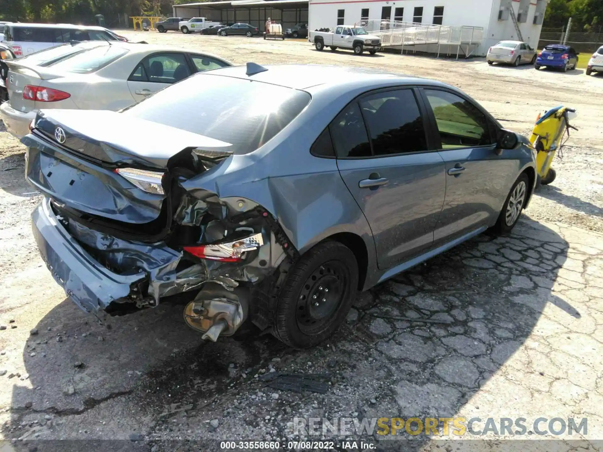 4 Photograph of a damaged car JTDEPMAE5NJ213997 TOYOTA COROLLA 2022