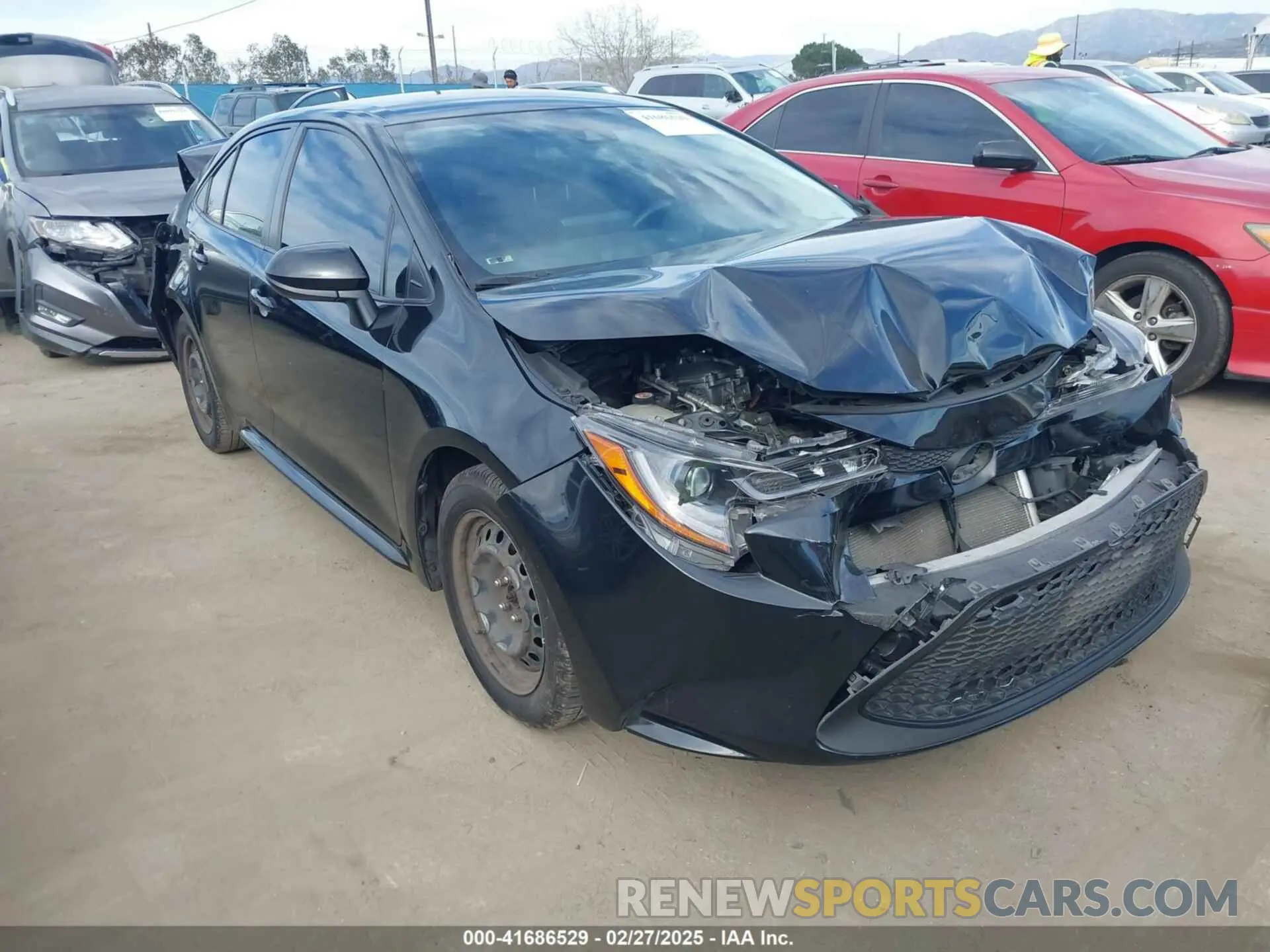 1 Photograph of a damaged car JTDEPMAE5NJ215149 TOYOTA COROLLA 2022