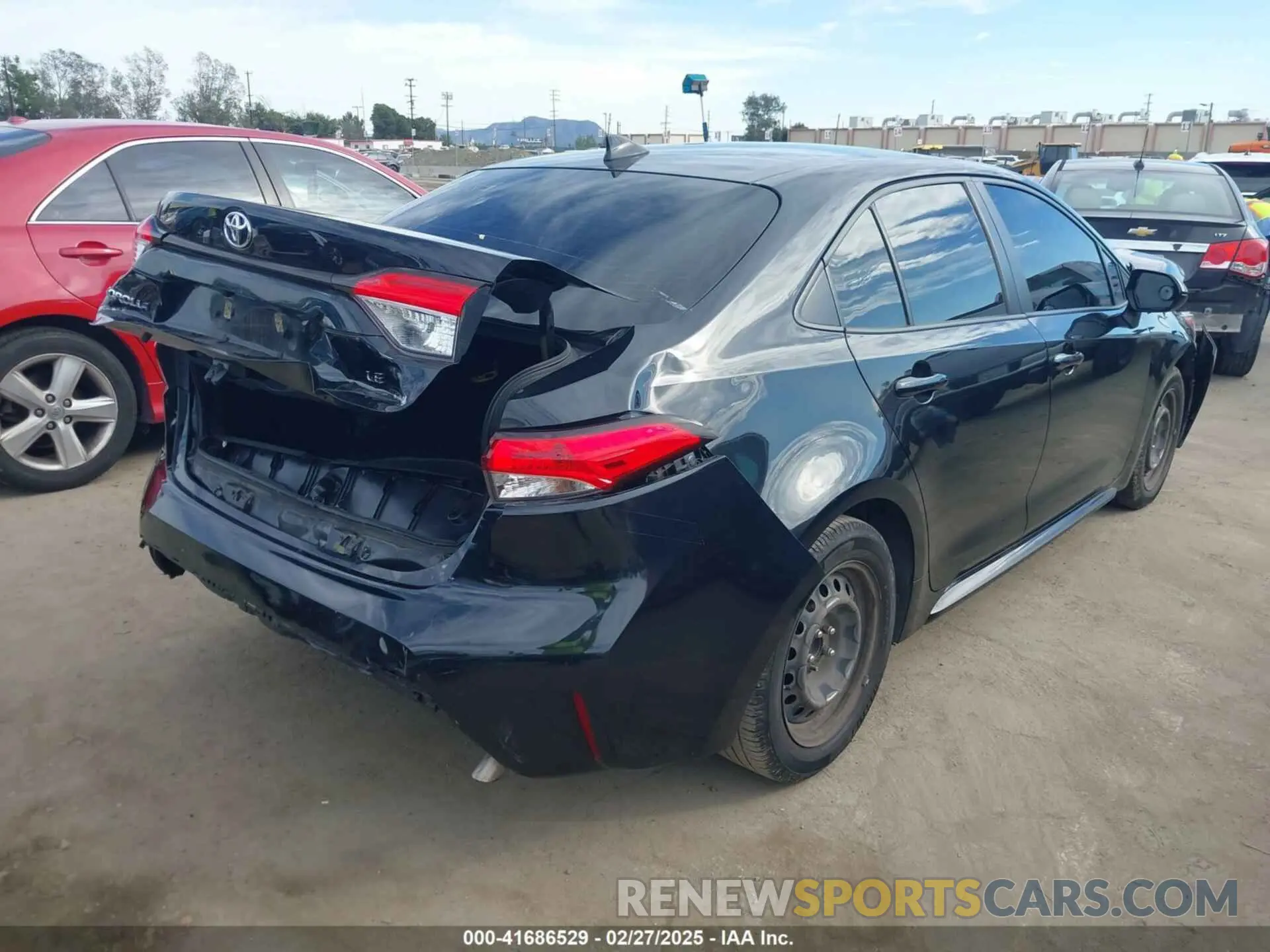 4 Photograph of a damaged car JTDEPMAE5NJ215149 TOYOTA COROLLA 2022