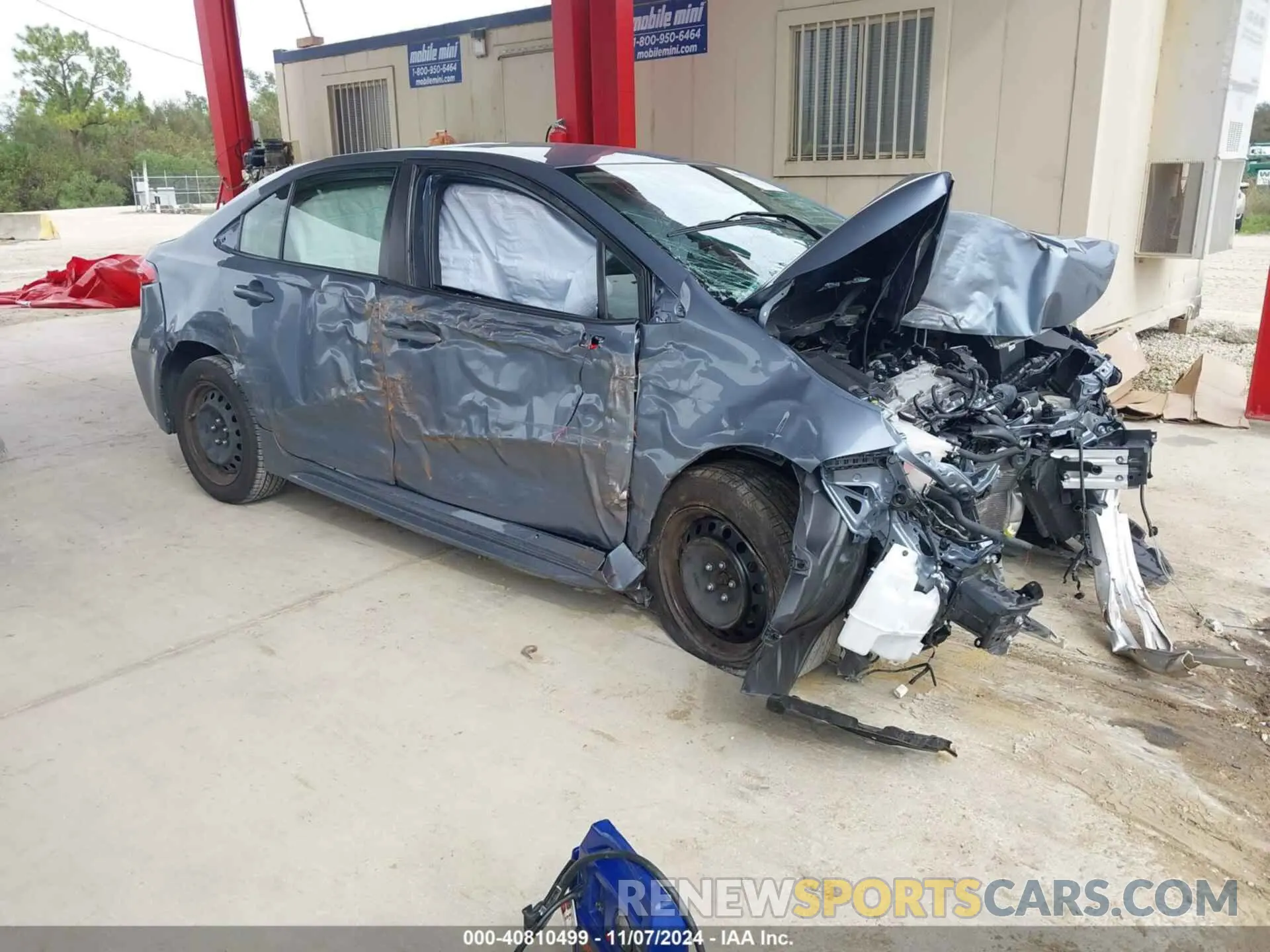 1 Photograph of a damaged car JTDEPMAE5NJ218049 TOYOTA COROLLA 2022