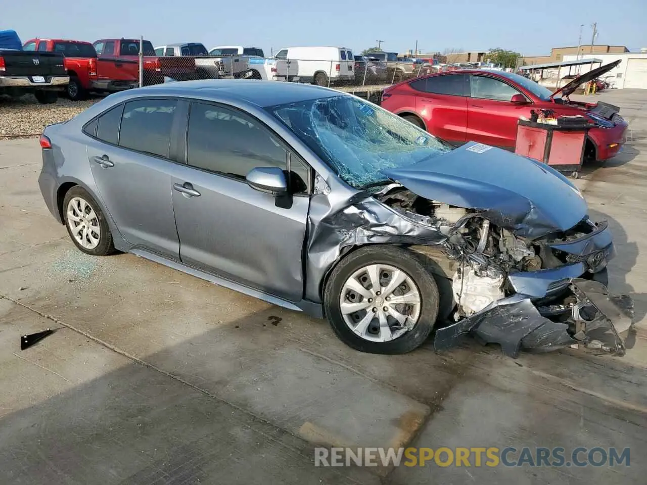 4 Photograph of a damaged car JTDEPMAE5NJ222392 TOYOTA COROLLA 2022