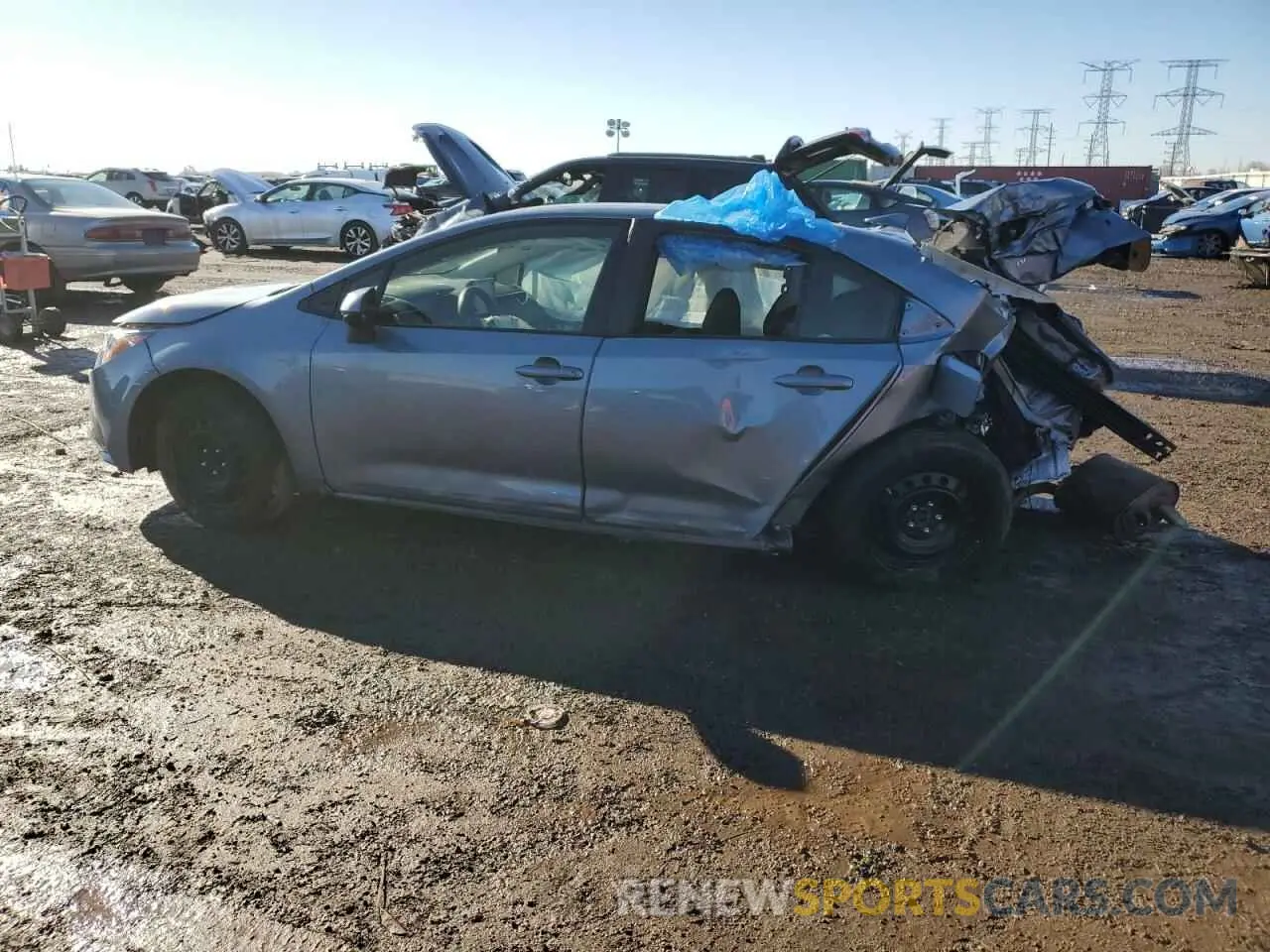 2 Photograph of a damaged car JTDEPMAE5NJ222960 TOYOTA COROLLA 2022