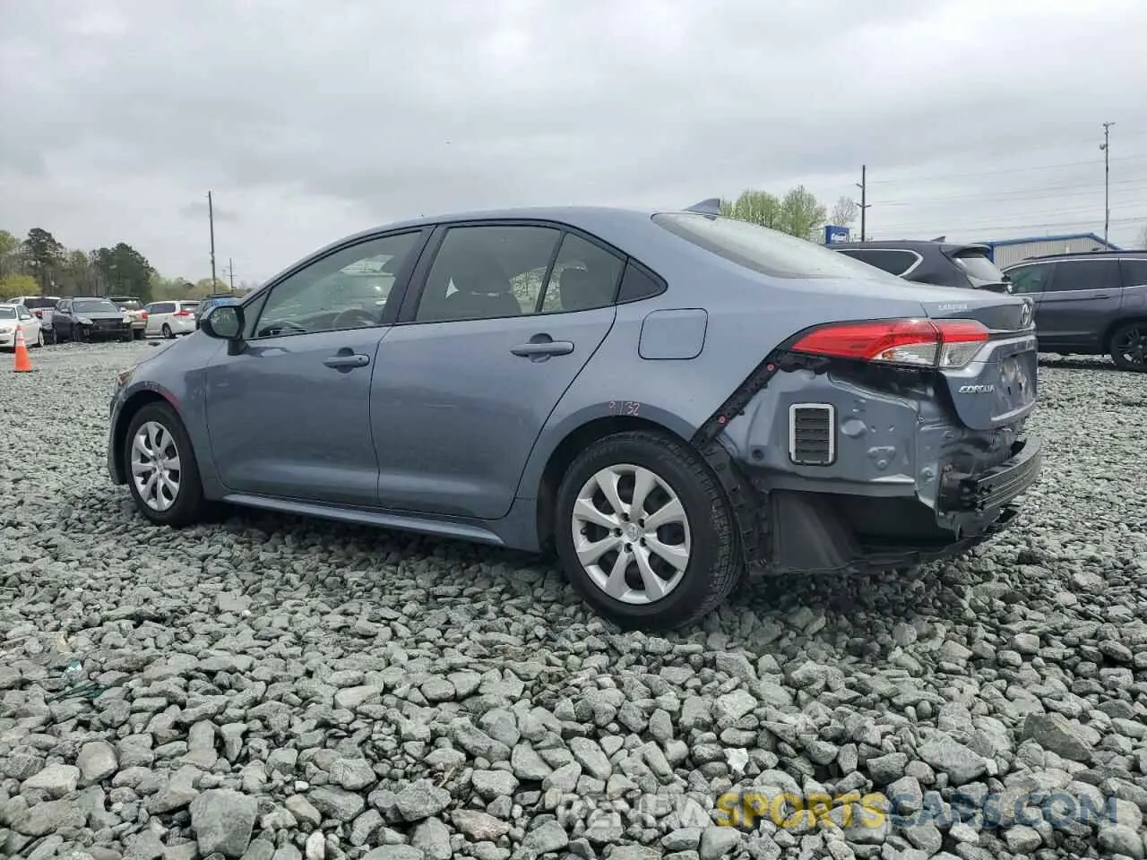 2 Photograph of a damaged car JTDEPMAE5NJ223686 TOYOTA COROLLA 2022