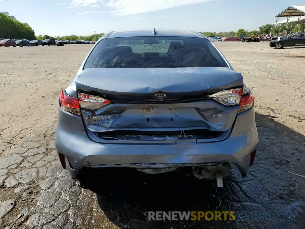 6 Photograph of a damaged car JTDEPMAE5NJ225342 TOYOTA COROLLA 2022