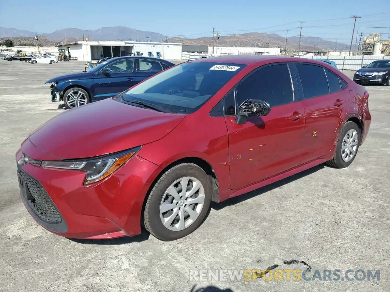 1 Photograph of a damaged car JTDEPMAE5NJ232467 TOYOTA COROLLA 2022