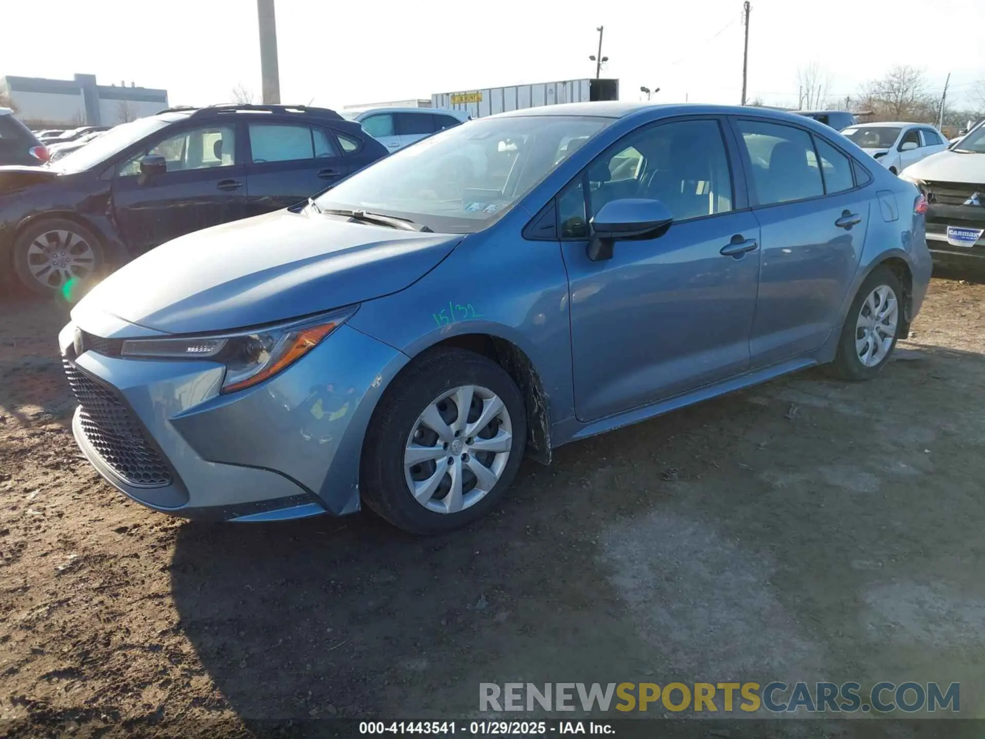 2 Photograph of a damaged car JTDEPMAE6N3006006 TOYOTA COROLLA 2022