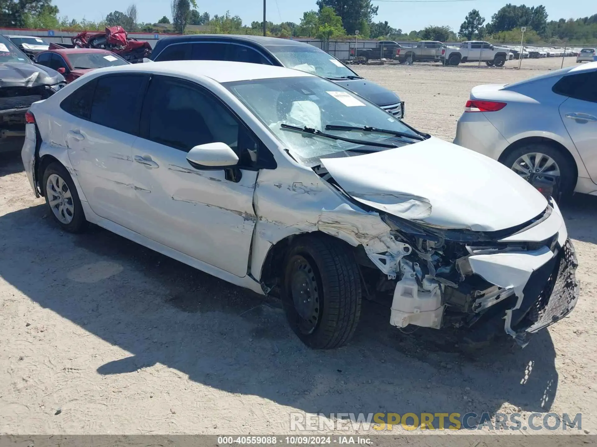 1 Photograph of a damaged car JTDEPMAE6N3006846 TOYOTA COROLLA 2022