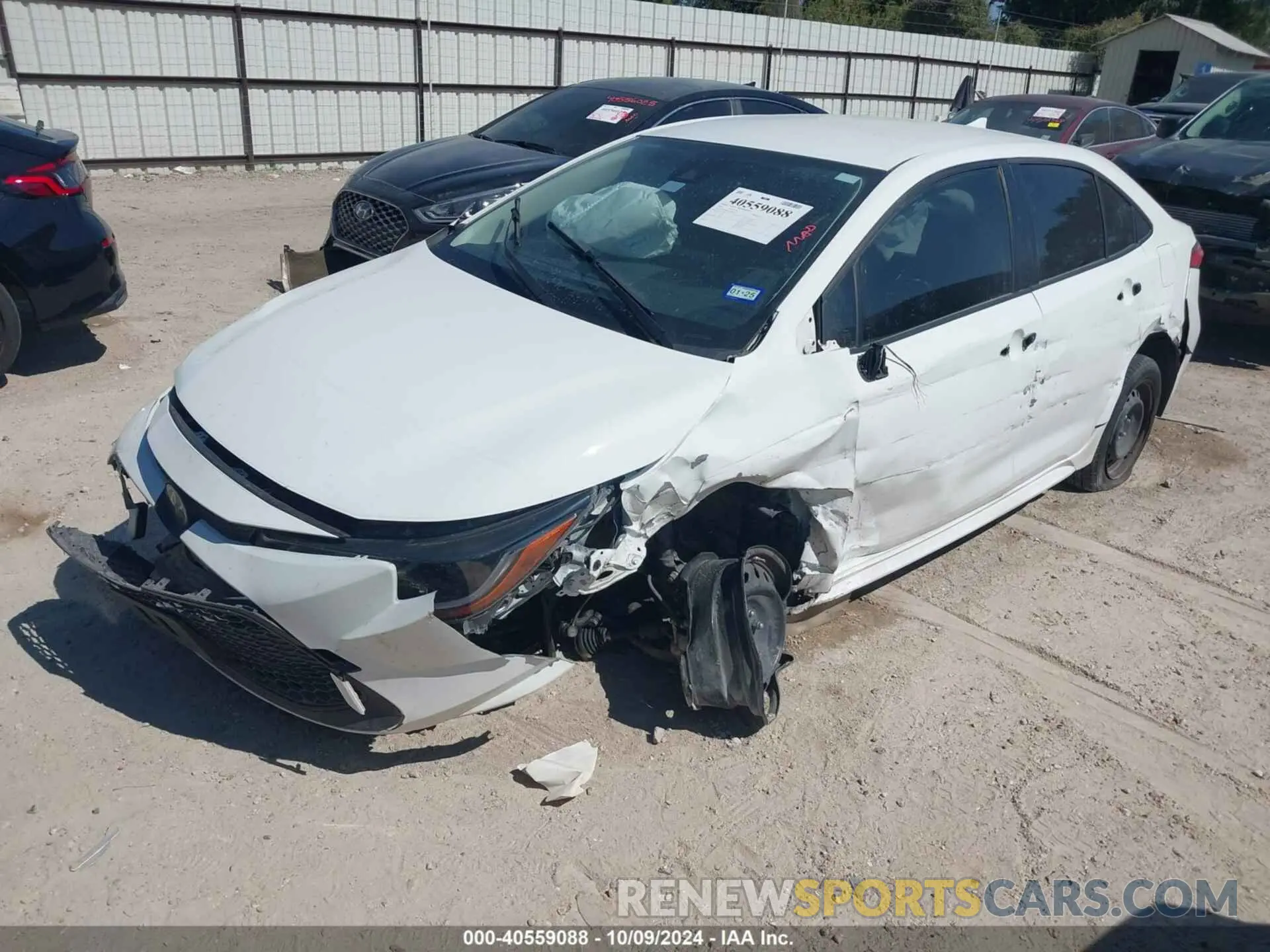 2 Photograph of a damaged car JTDEPMAE6N3006846 TOYOTA COROLLA 2022