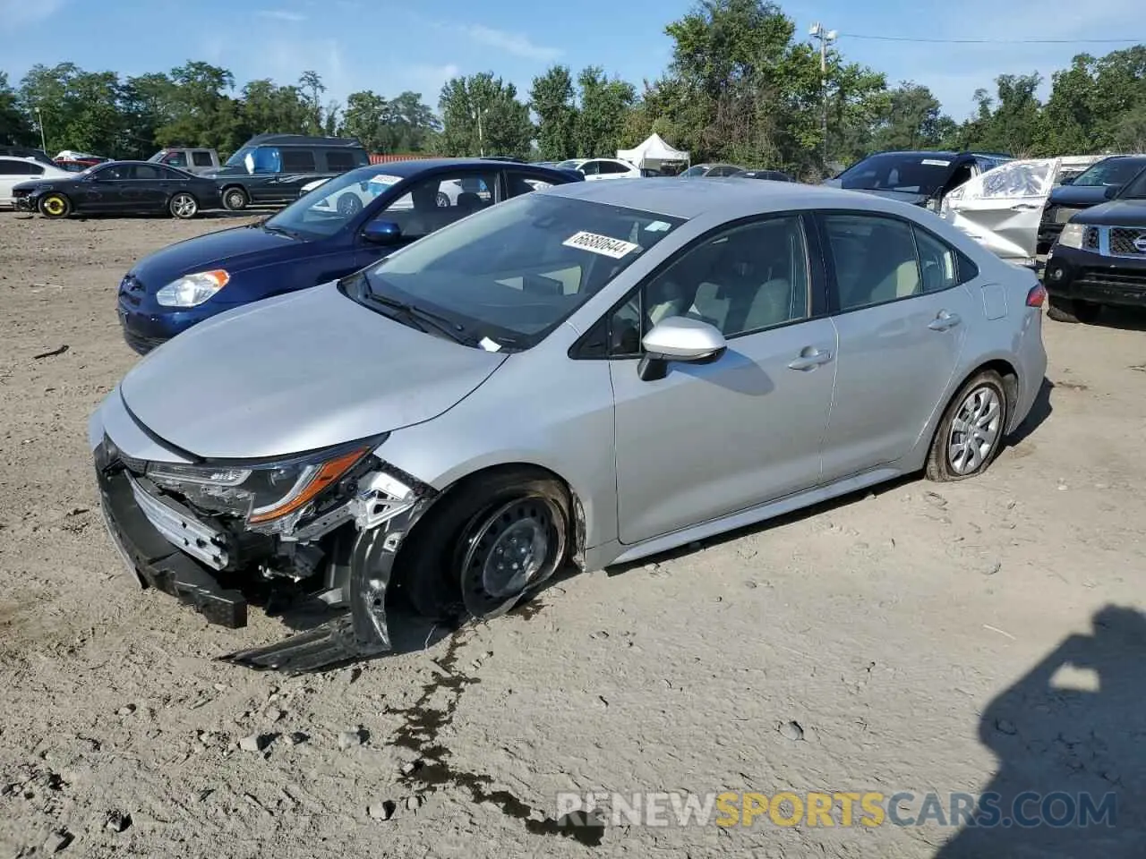 1 Photograph of a damaged car JTDEPMAE6N3028586 TOYOTA COROLLA 2022
