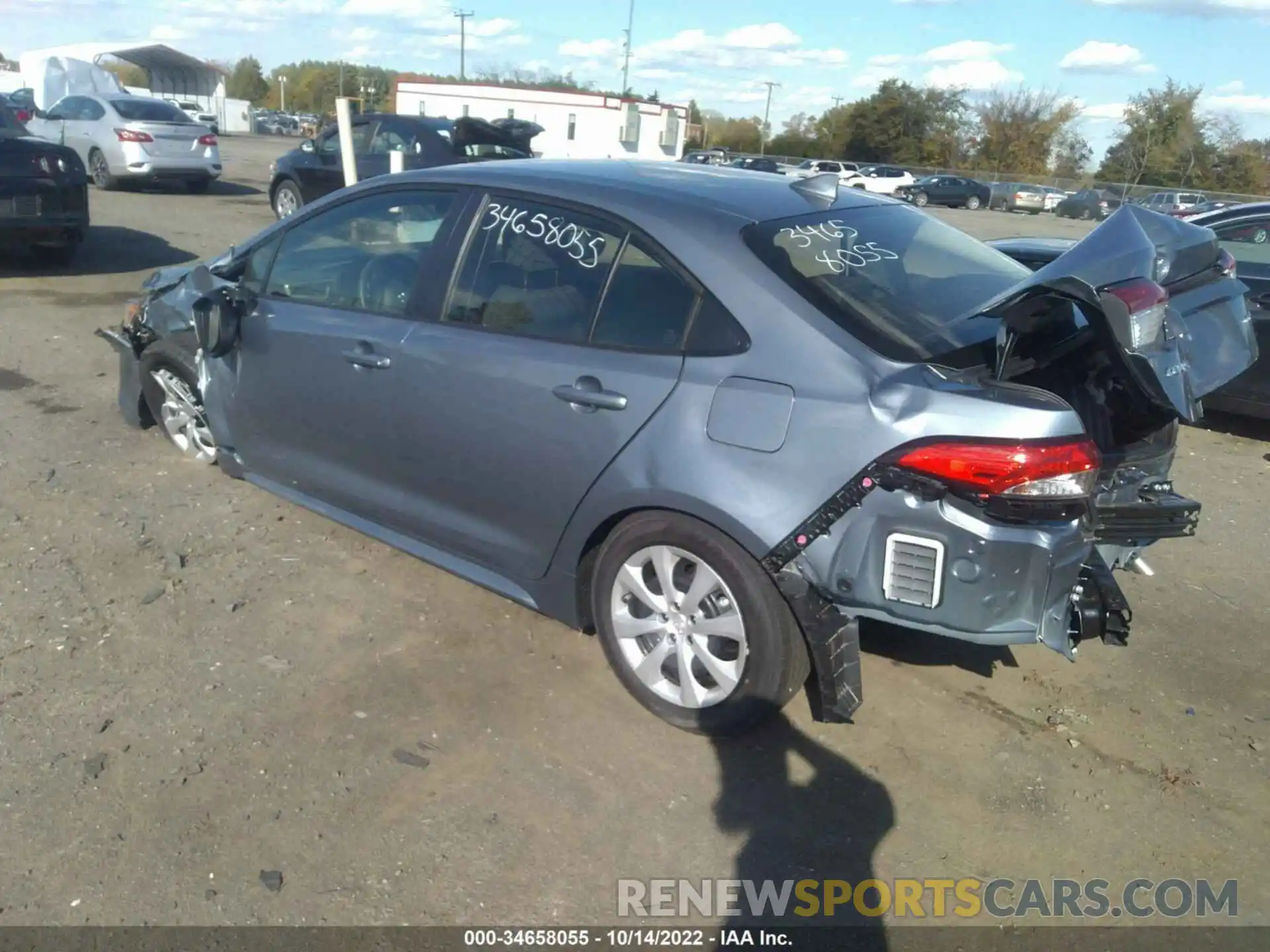 3 Photograph of a damaged car JTDEPMAE6N3030189 TOYOTA COROLLA 2022