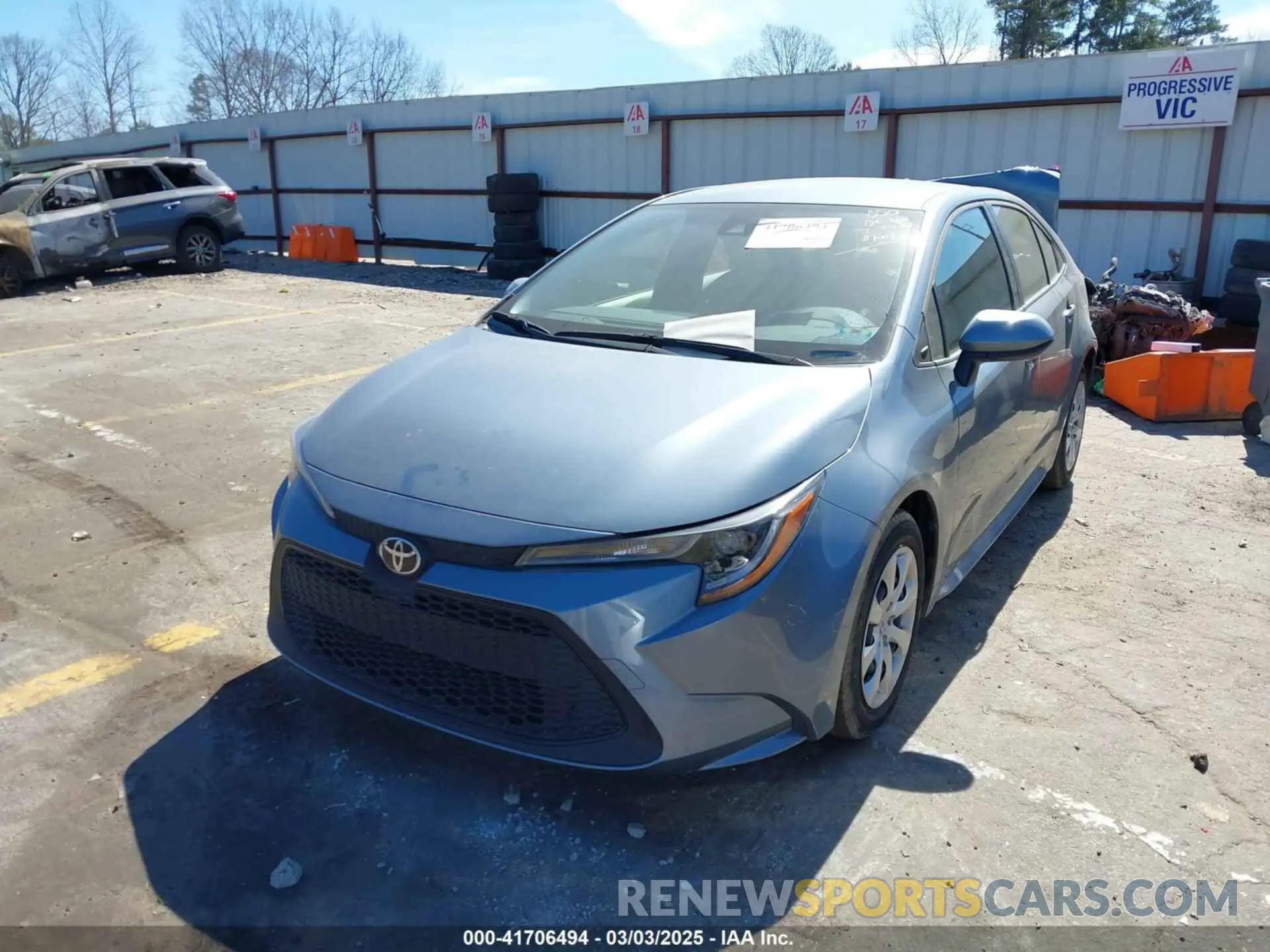 2 Photograph of a damaged car JTDEPMAE6NJ191007 TOYOTA COROLLA 2022