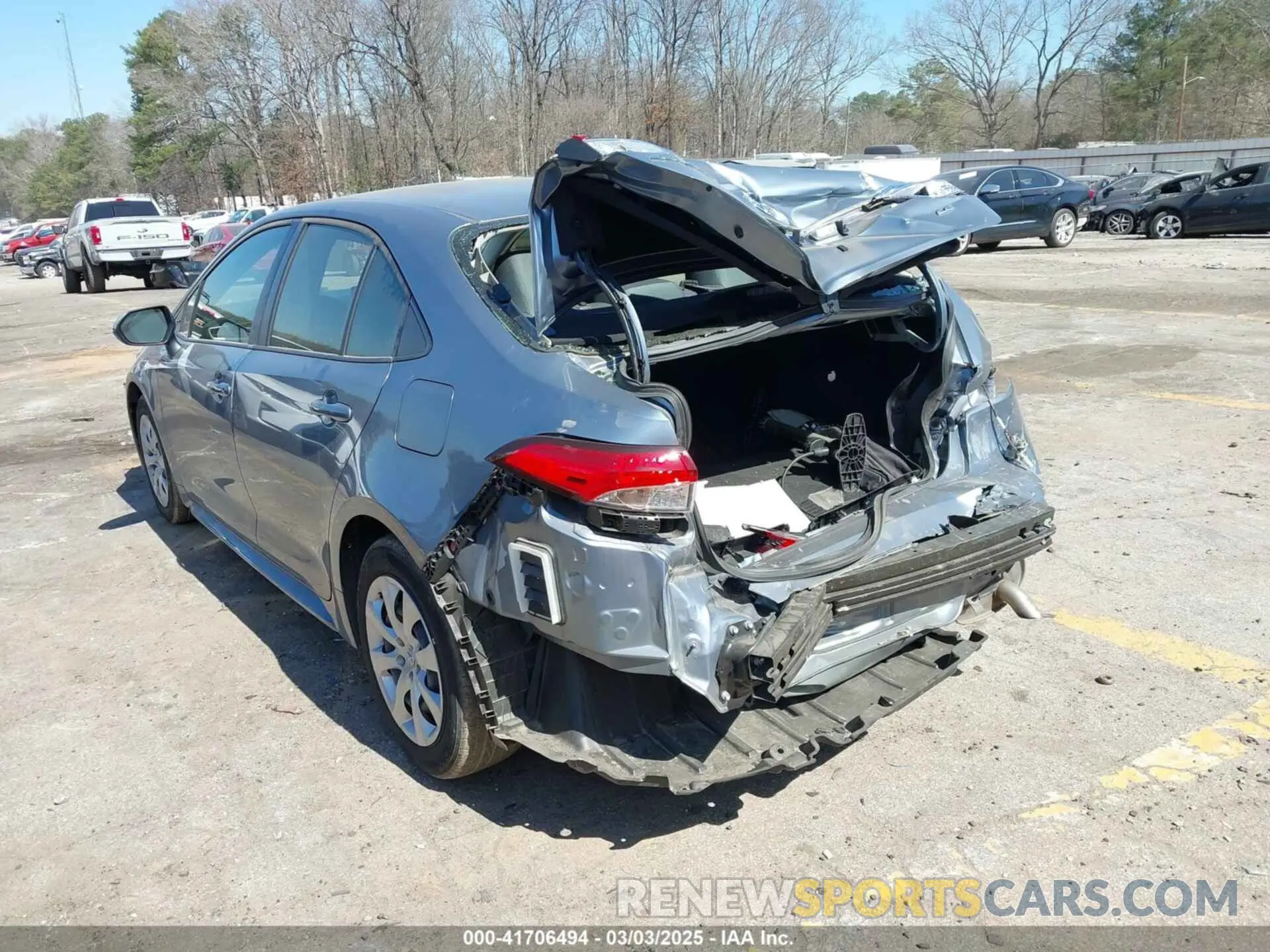 3 Photograph of a damaged car JTDEPMAE6NJ191007 TOYOTA COROLLA 2022