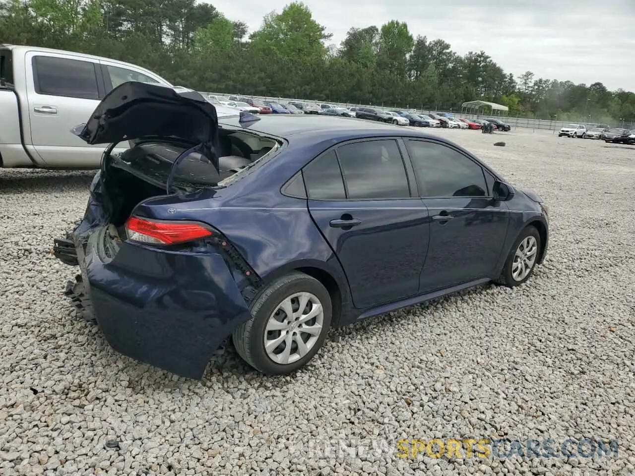 3 Photograph of a damaged car JTDEPMAE6NJ194117 TOYOTA COROLLA 2022