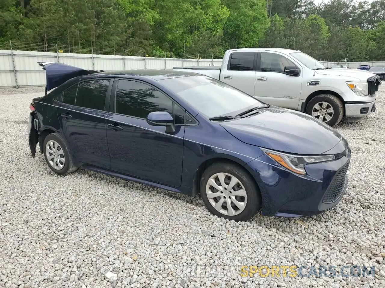4 Photograph of a damaged car JTDEPMAE6NJ194117 TOYOTA COROLLA 2022