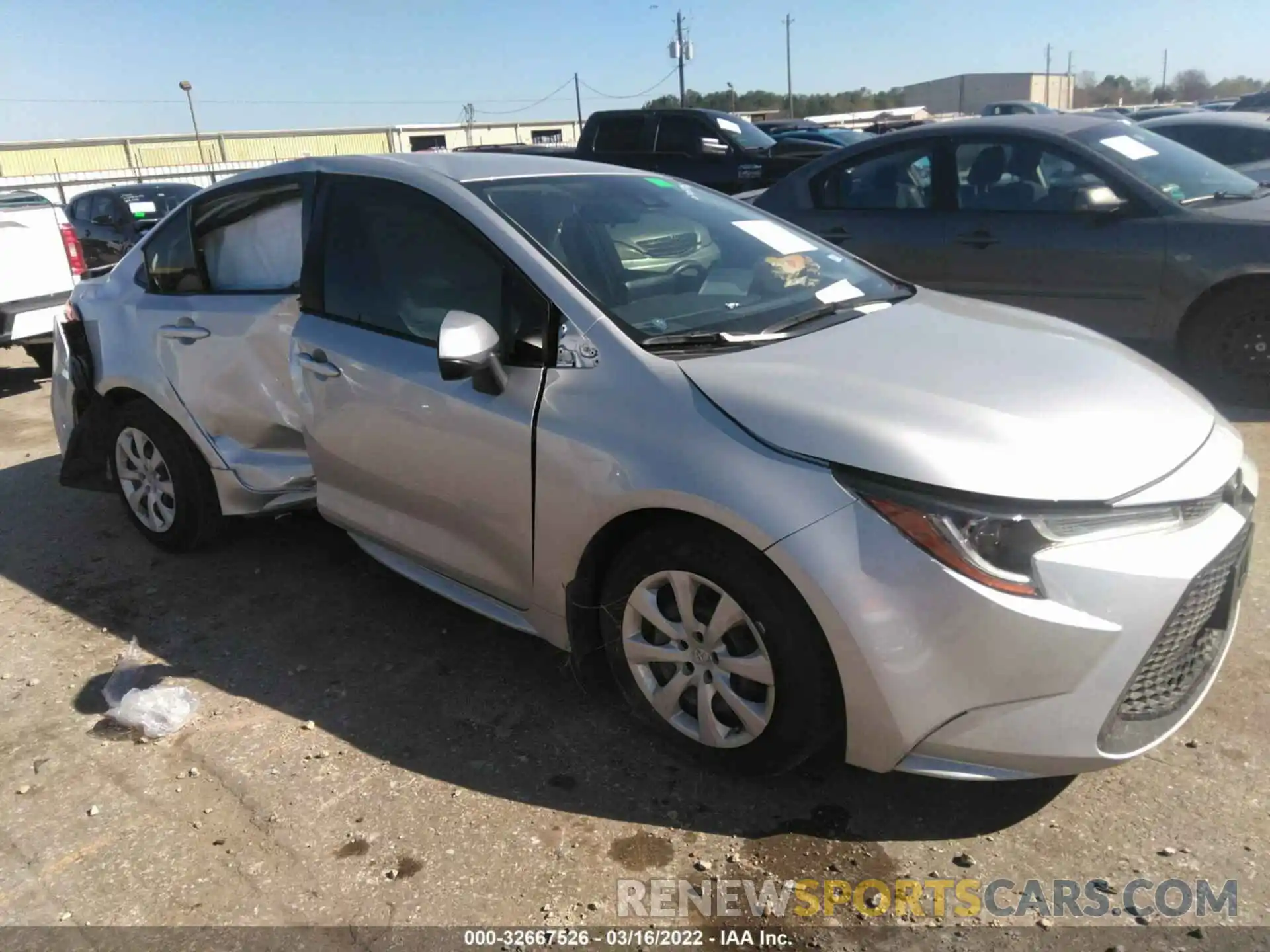 1 Photograph of a damaged car JTDEPMAE6NJ194988 TOYOTA COROLLA 2022