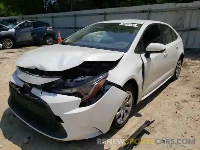 2 Photograph of a damaged car JTDEPMAE6NJ195381 TOYOTA COROLLA 2022