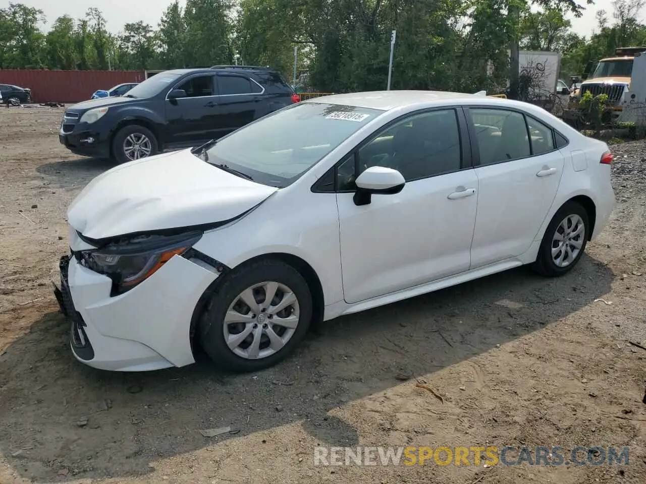 1 Photograph of a damaged car JTDEPMAE6NJ206279 TOYOTA COROLLA 2022