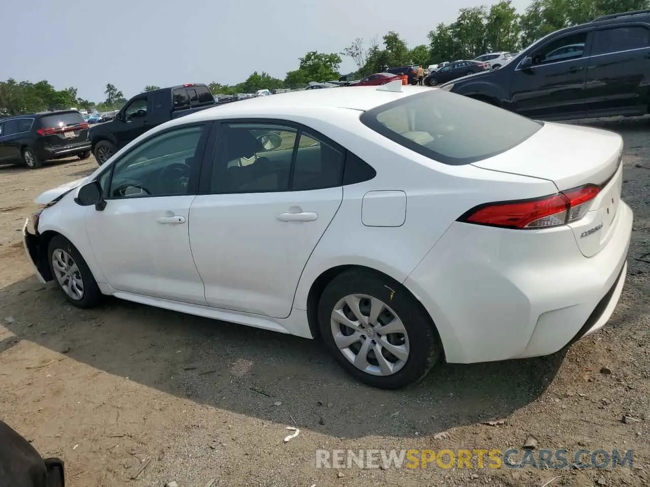2 Photograph of a damaged car JTDEPMAE6NJ206279 TOYOTA COROLLA 2022