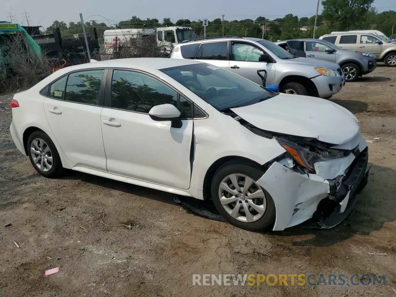 4 Photograph of a damaged car JTDEPMAE6NJ206279 TOYOTA COROLLA 2022