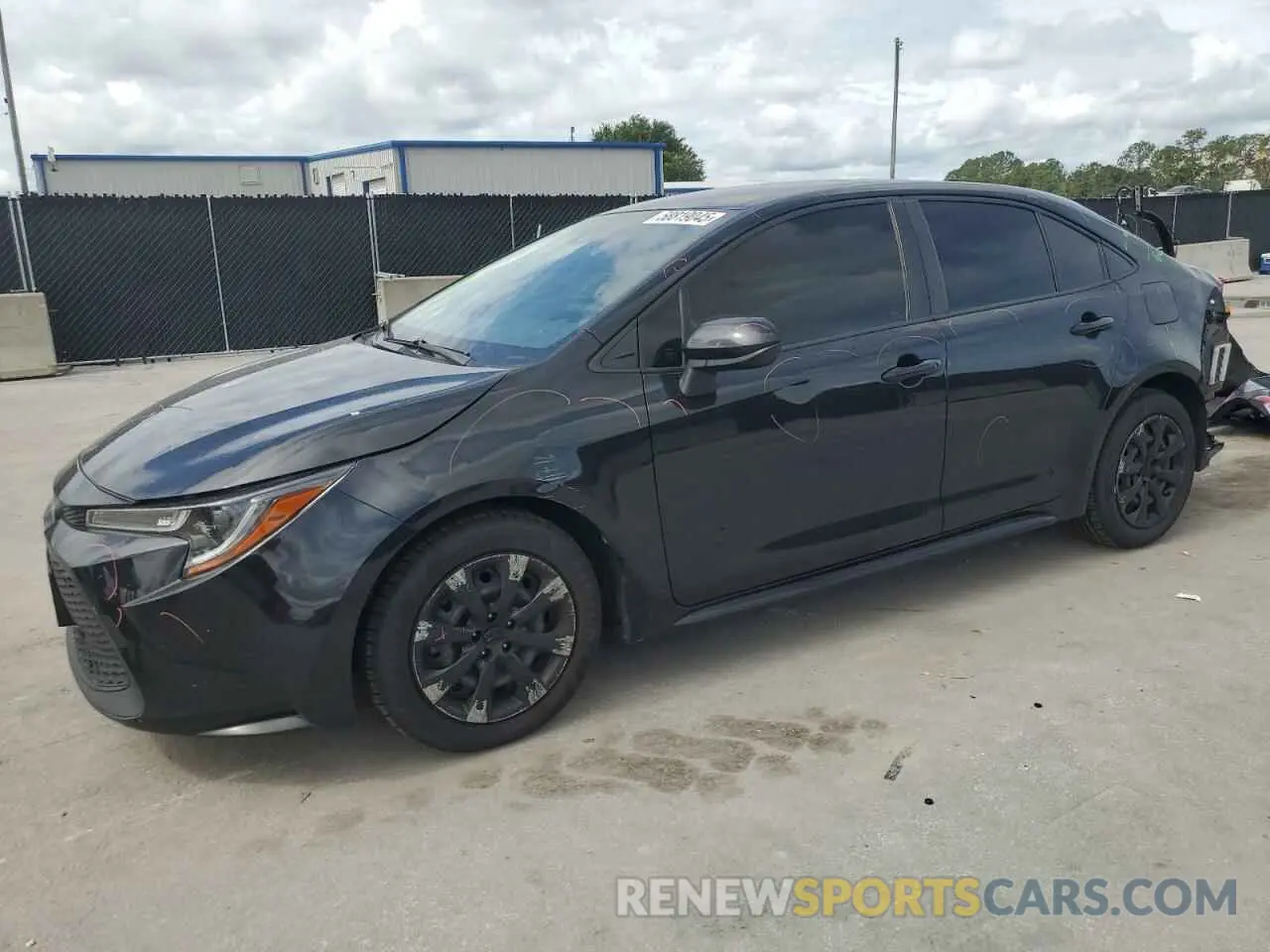 1 Photograph of a damaged car JTDEPMAE6NJ220702 TOYOTA COROLLA 2022