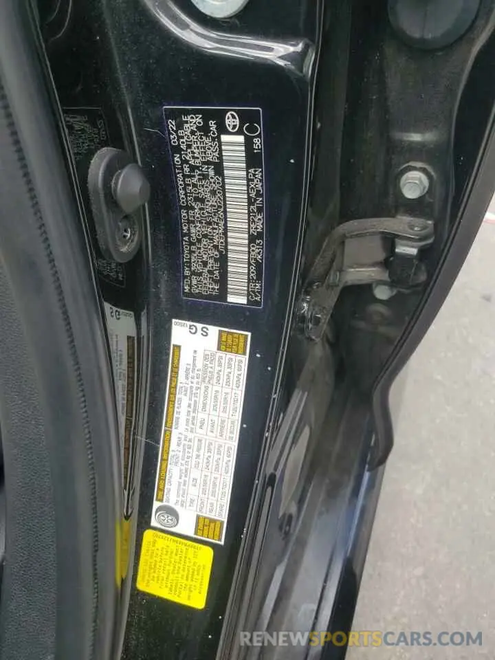 13 Photograph of a damaged car JTDEPMAE6NJ220702 TOYOTA COROLLA 2022
