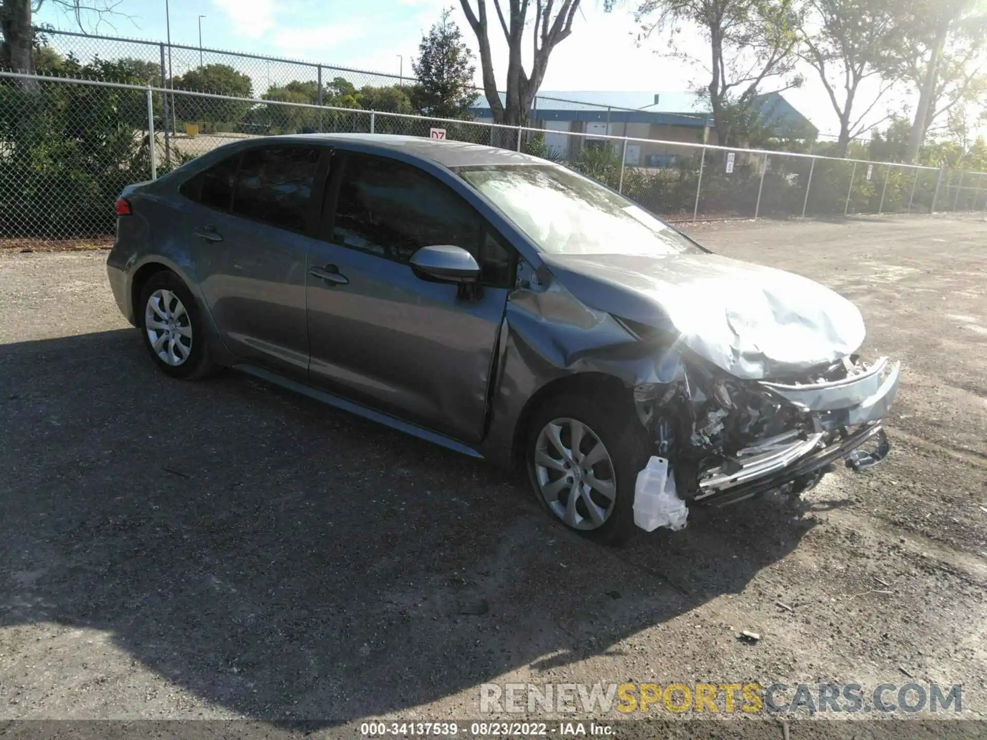 1 Photograph of a damaged car JTDEPMAE6NJ222840 TOYOTA COROLLA 2022