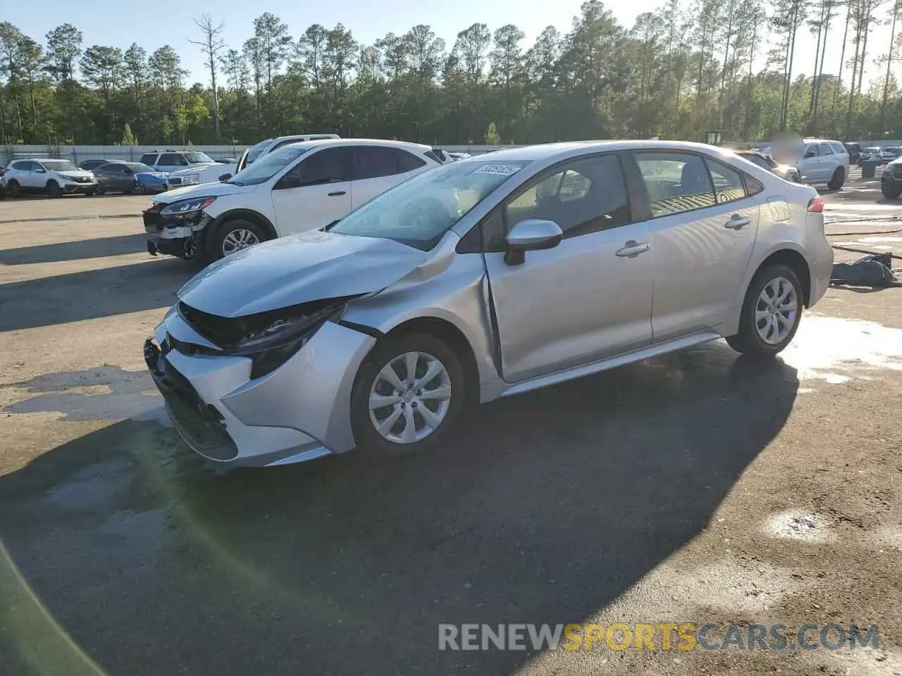 1 Photograph of a damaged car JTDEPMAE6NJ223499 TOYOTA COROLLA 2022