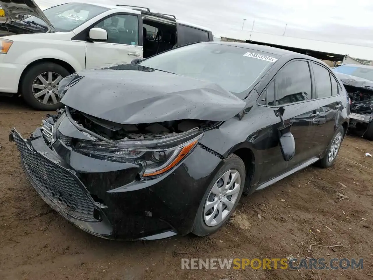 1 Photograph of a damaged car JTDEPMAE6NJ224832 TOYOTA COROLLA 2022