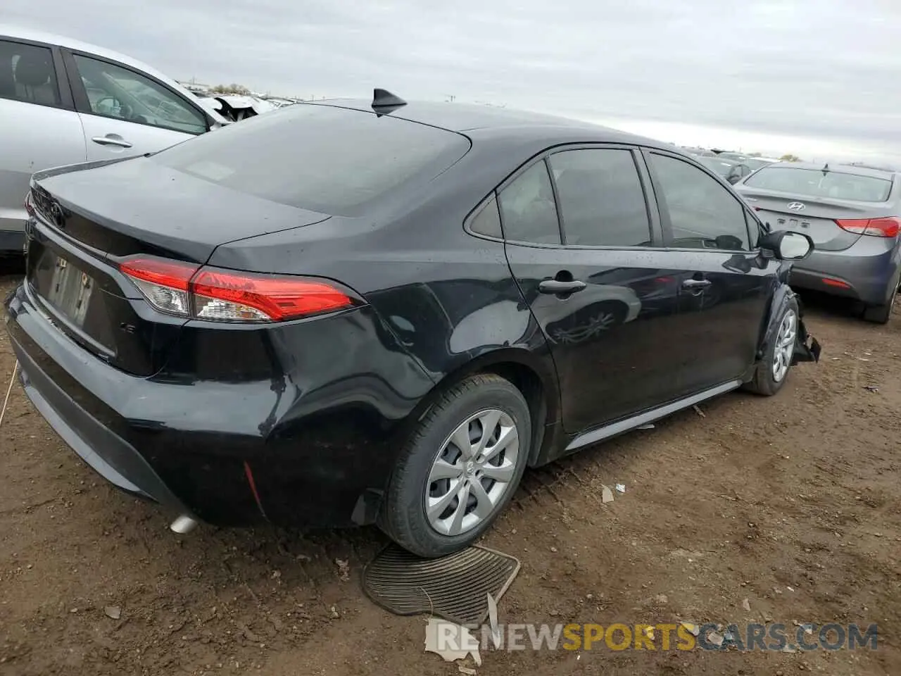 3 Photograph of a damaged car JTDEPMAE6NJ224832 TOYOTA COROLLA 2022