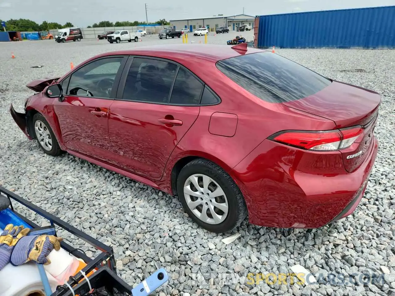 2 Photograph of a damaged car JTDEPMAE6NJ227228 TOYOTA COROLLA 2022