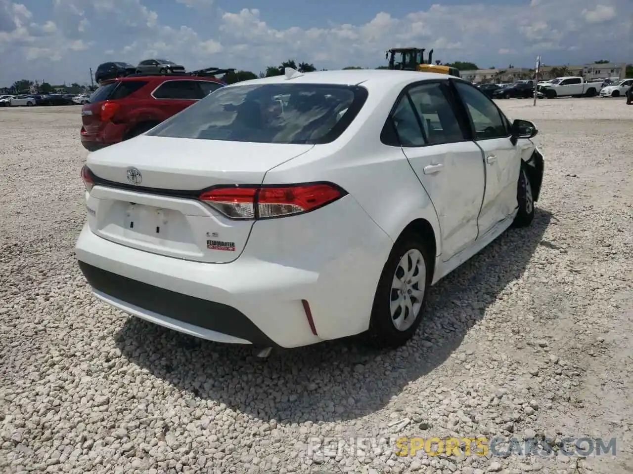 4 Photograph of a damaged car JTDEPMAE7N3001137 TOYOTA COROLLA 2022