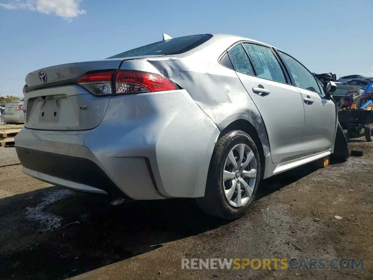 3 Photograph of a damaged car JTDEPMAE7N3004118 TOYOTA COROLLA 2022