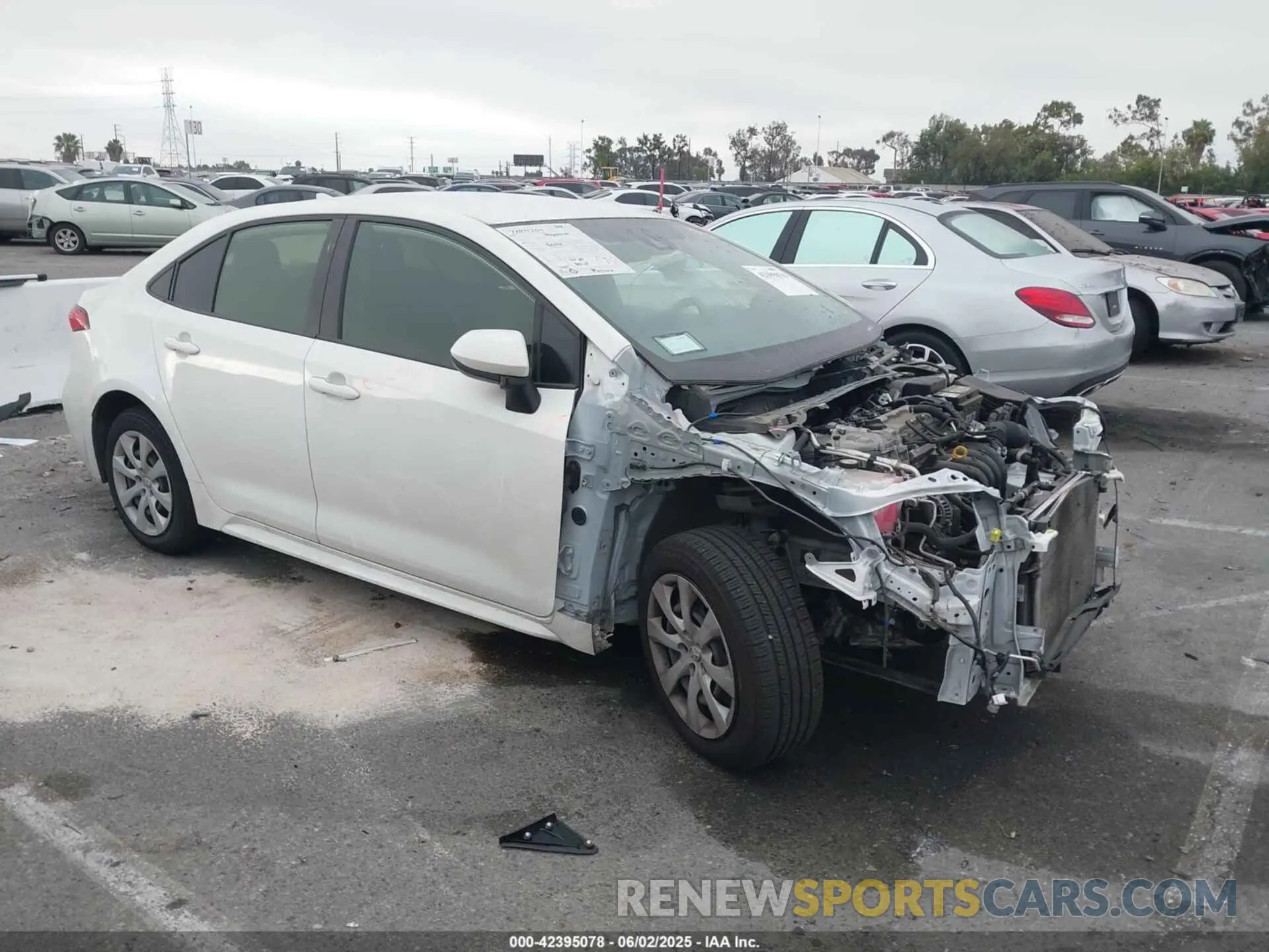 1 Photograph of a damaged car JTDEPMAE7N3020352 TOYOTA COROLLA 2022