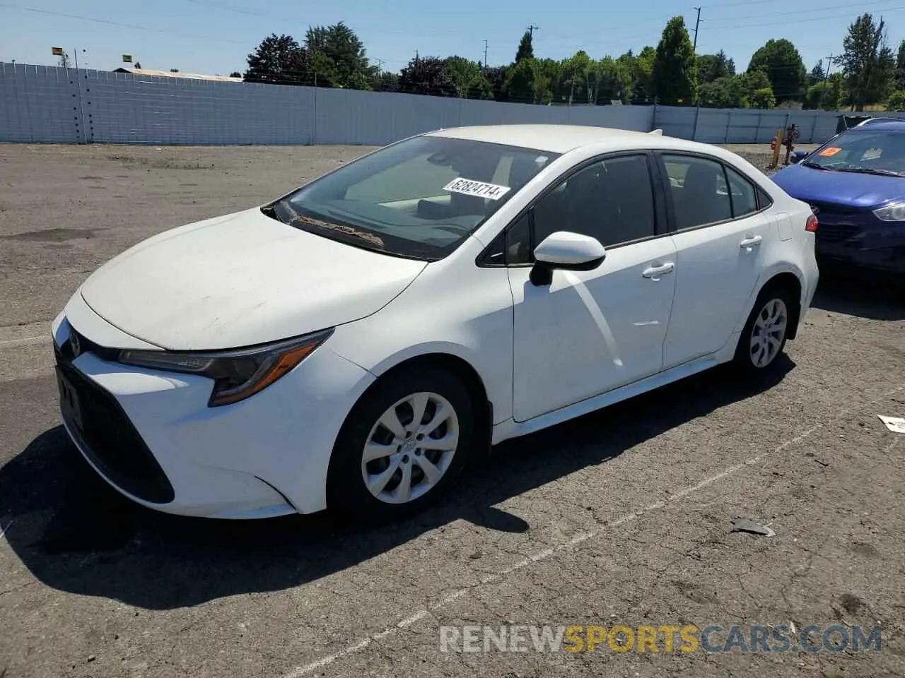 1 Photograph of a damaged car JTDEPMAE7N3024062 TOYOTA COROLLA 2022