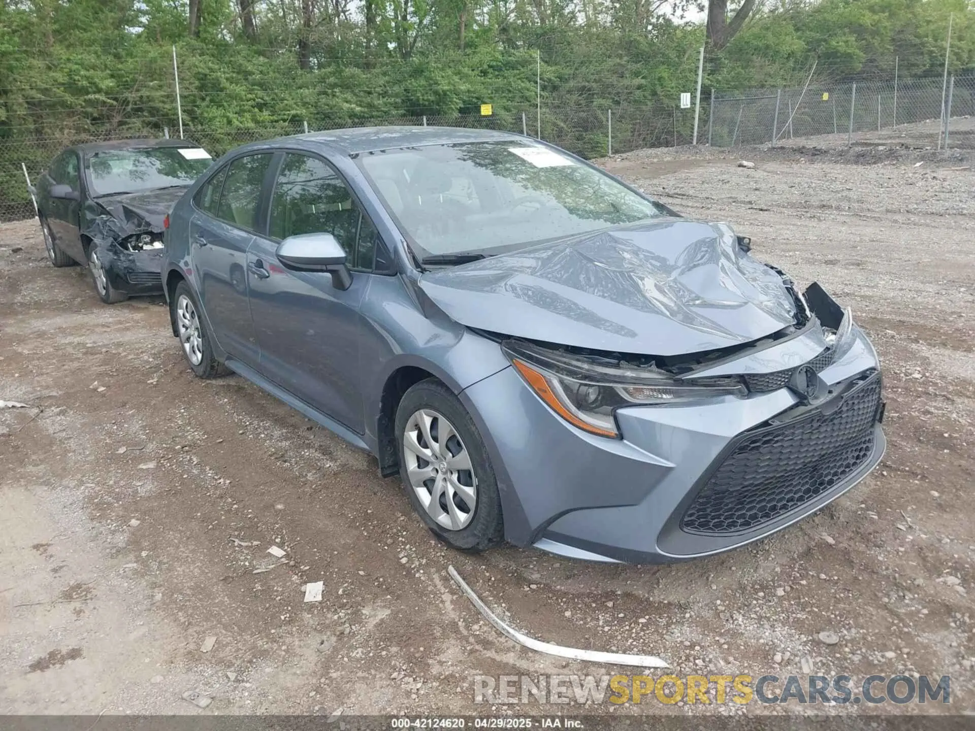 1 Photograph of a damaged car JTDEPMAE7N3025034 TOYOTA COROLLA 2022