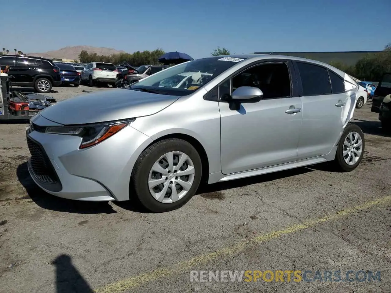 1 Photograph of a damaged car JTDEPMAE7N3028564 TOYOTA COROLLA 2022