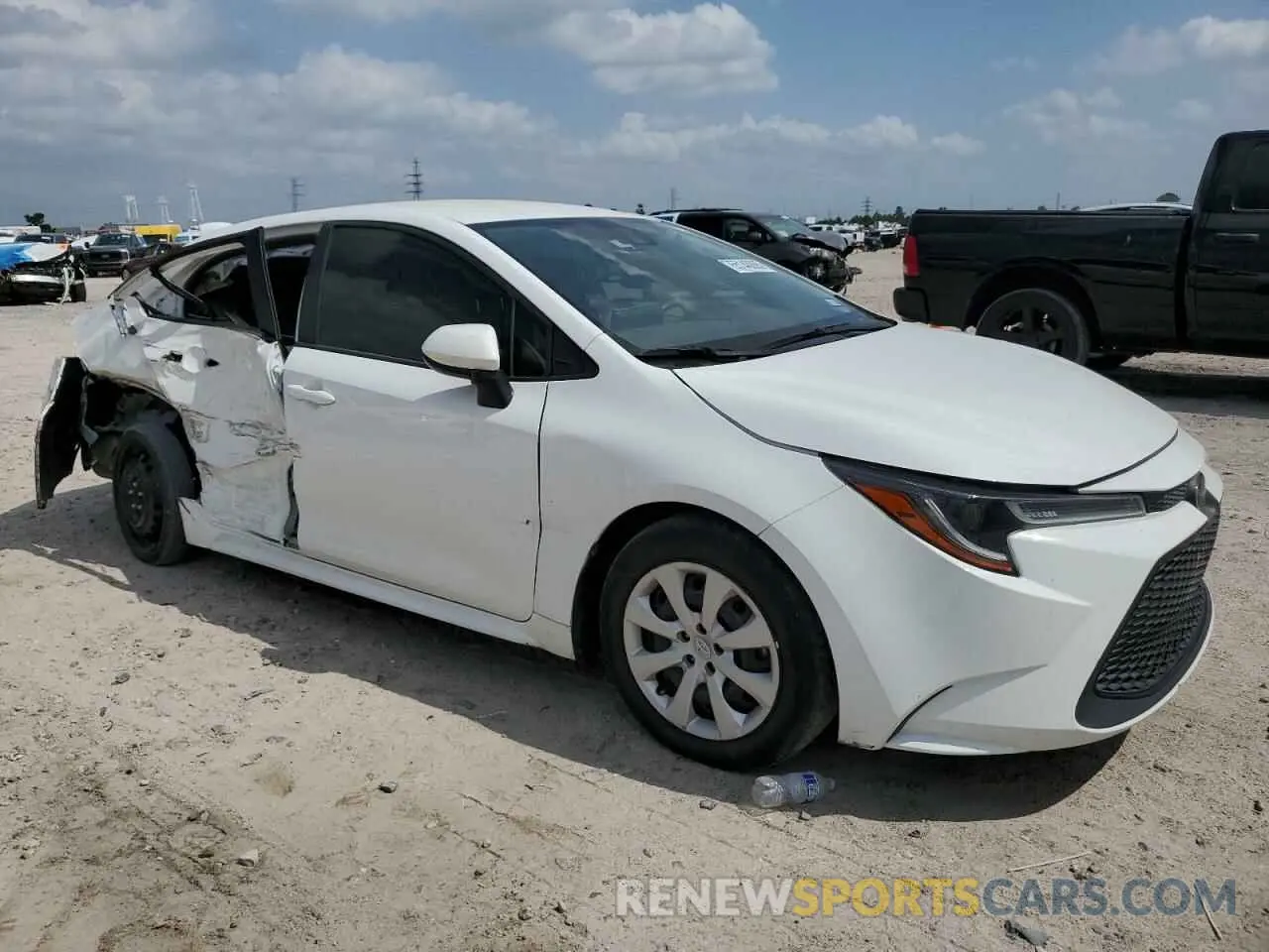4 Photograph of a damaged car JTDEPMAE7NJ190495 TOYOTA COROLLA 2022