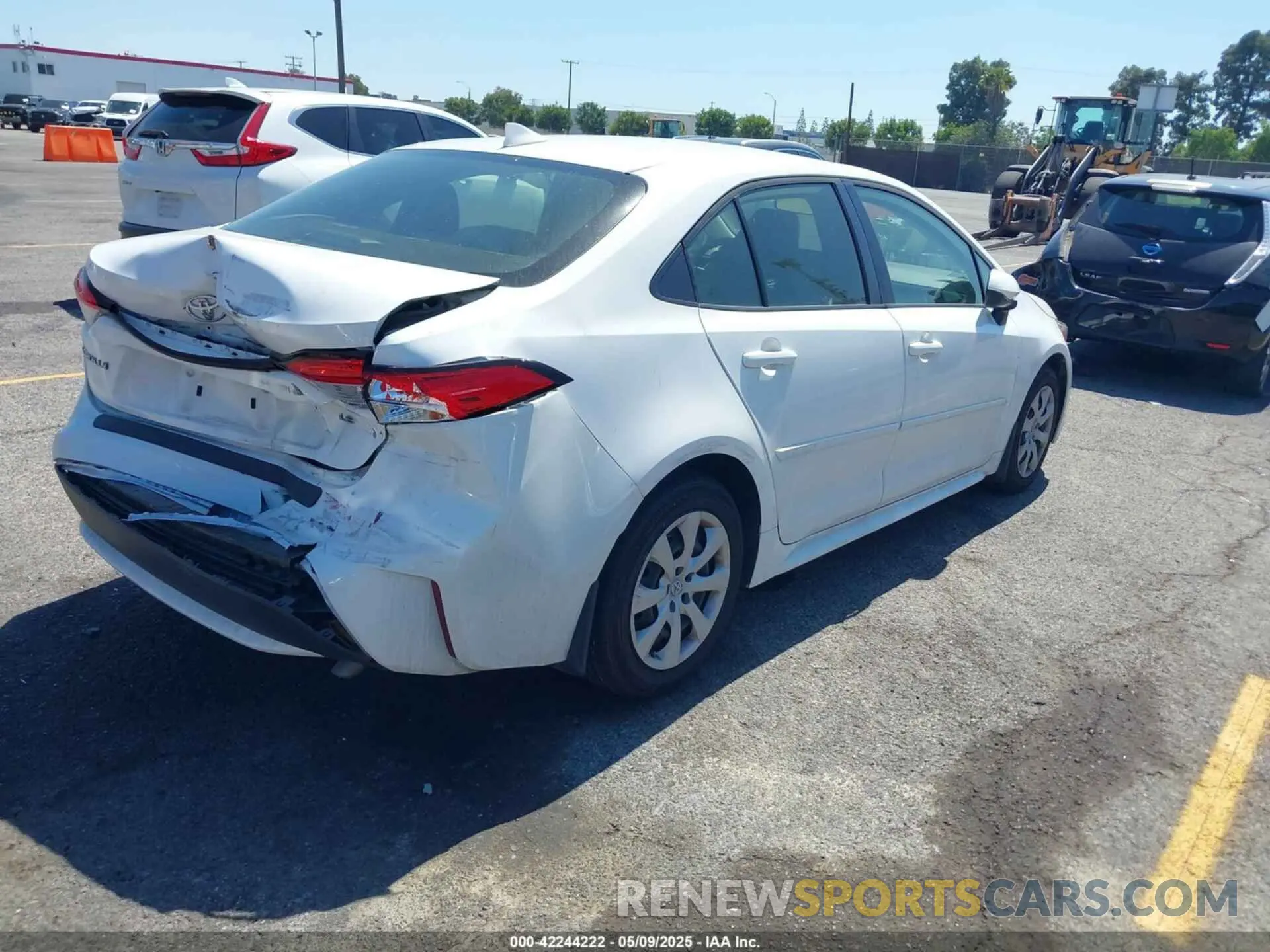 4 Photograph of a damaged car JTDEPMAE7NJ191324 TOYOTA COROLLA 2022