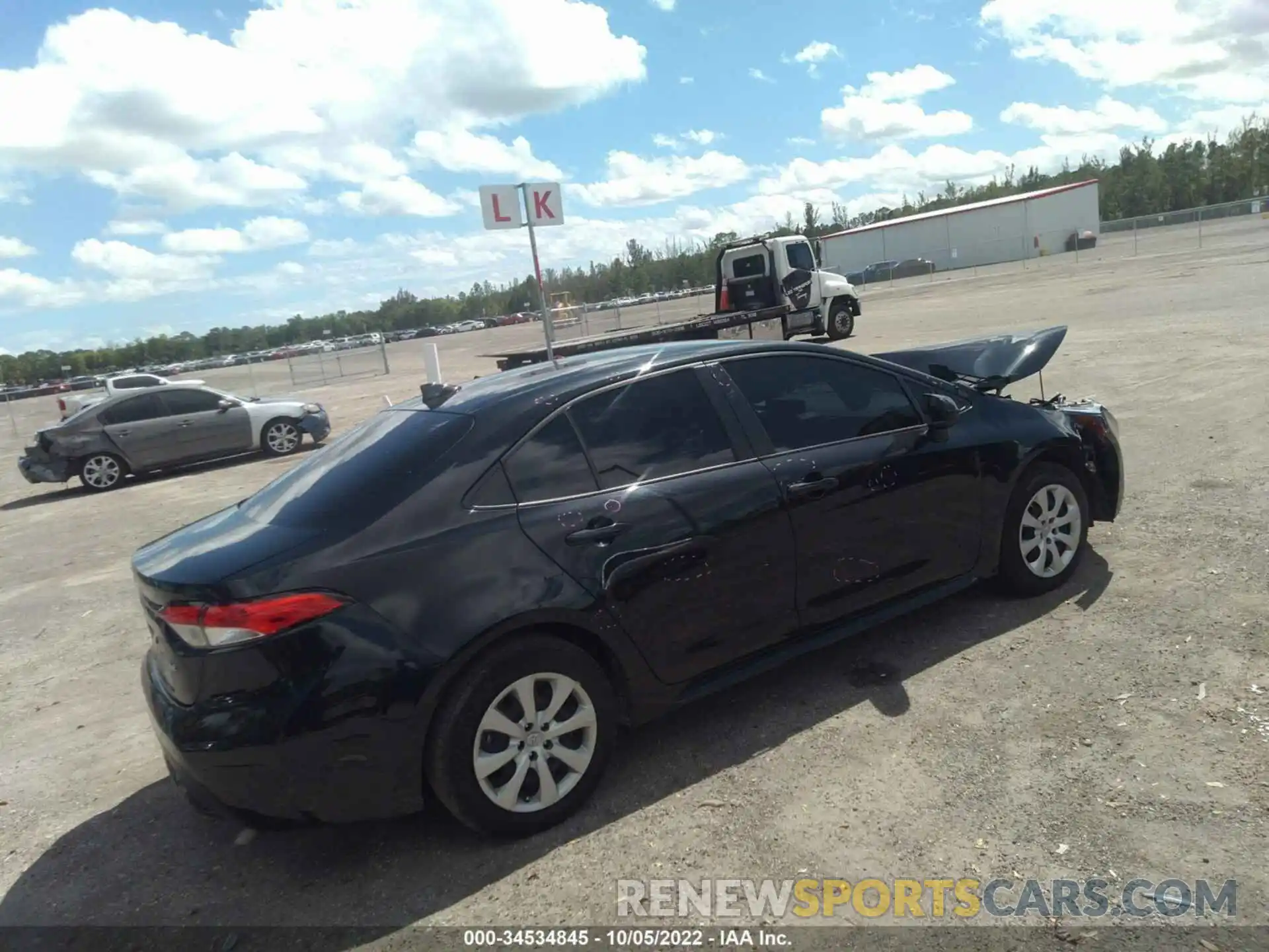 4 Photograph of a damaged car JTDEPMAE7NJ192618 TOYOTA COROLLA 2022