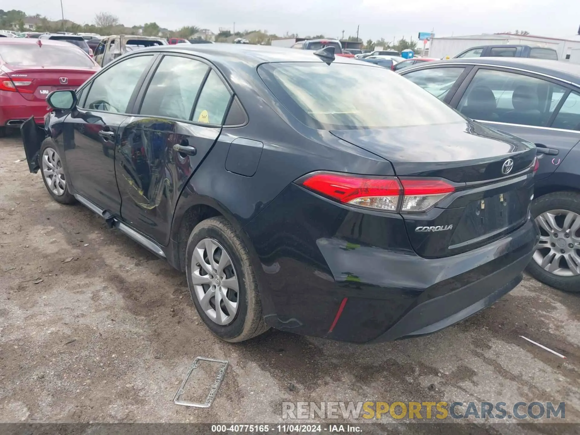 3 Photograph of a damaged car JTDEPMAE7NJ192909 TOYOTA COROLLA 2022