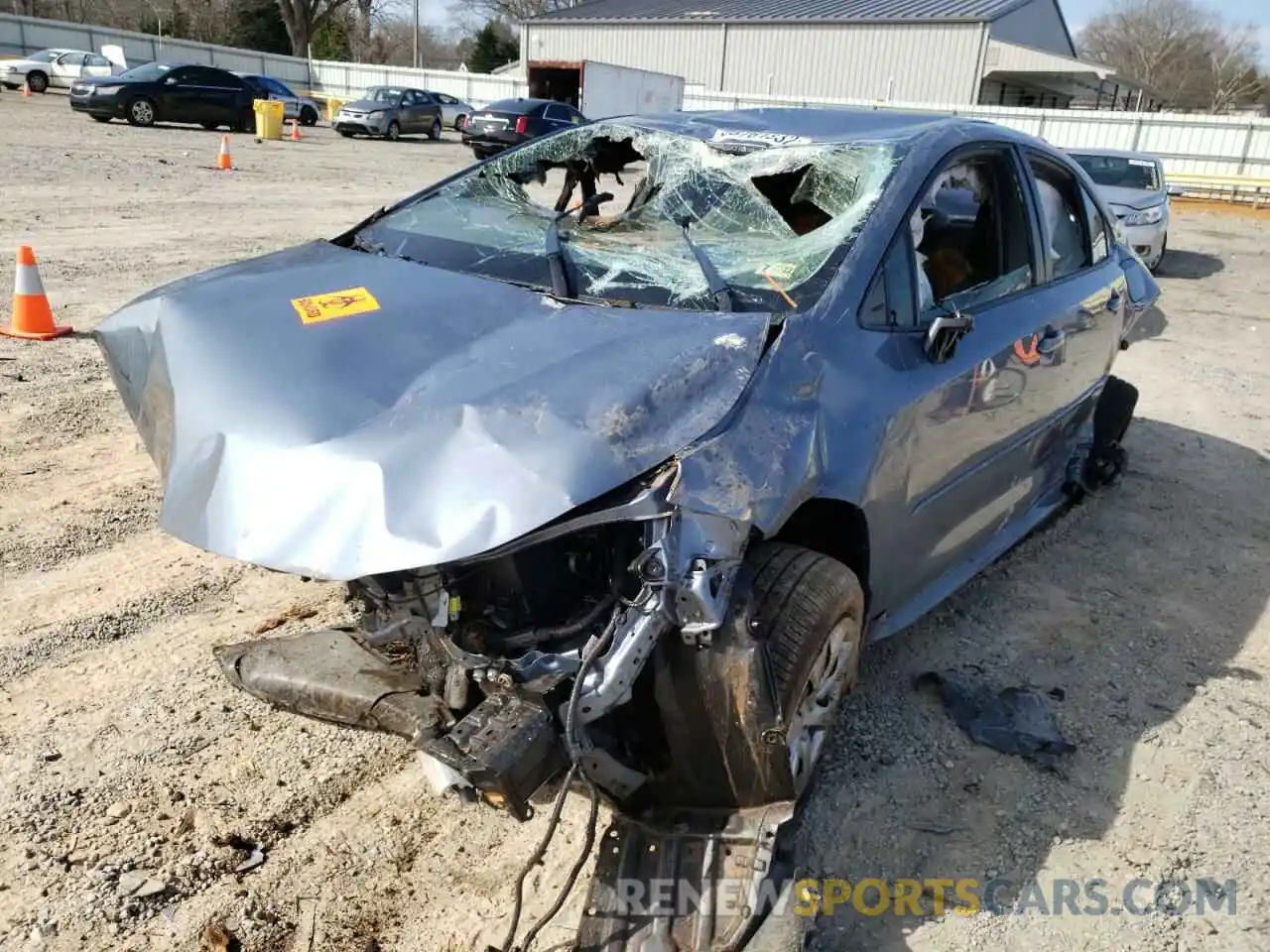 2 Photograph of a damaged car JTDEPMAE7NJ195048 TOYOTA COROLLA 2022