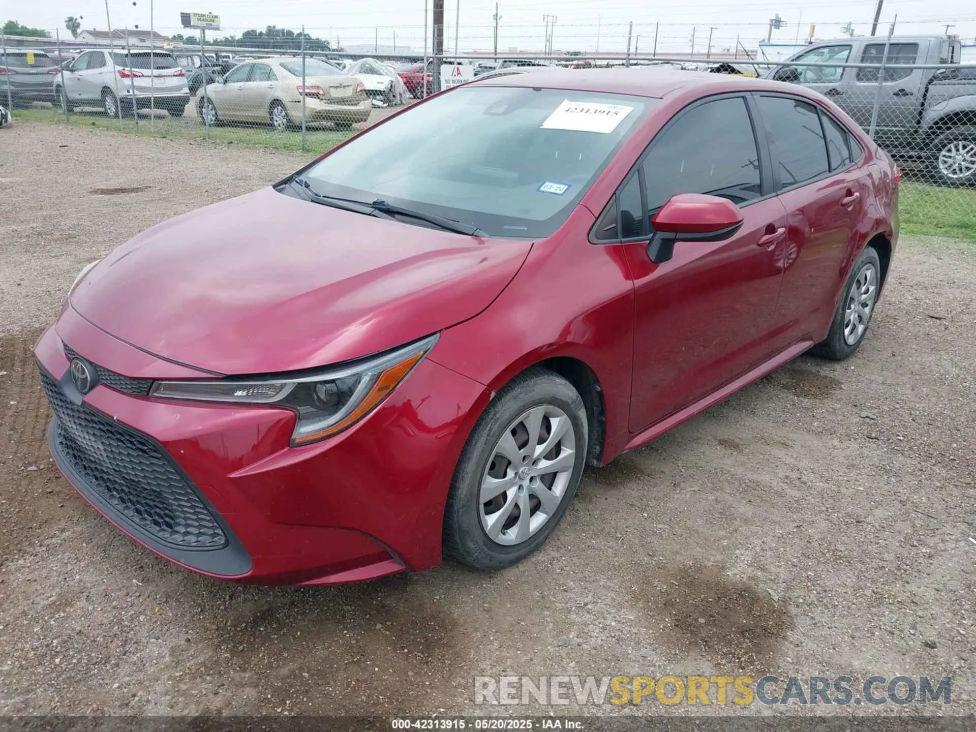 2 Photograph of a damaged car JTDEPMAE7NJ202564 TOYOTA COROLLA 2022