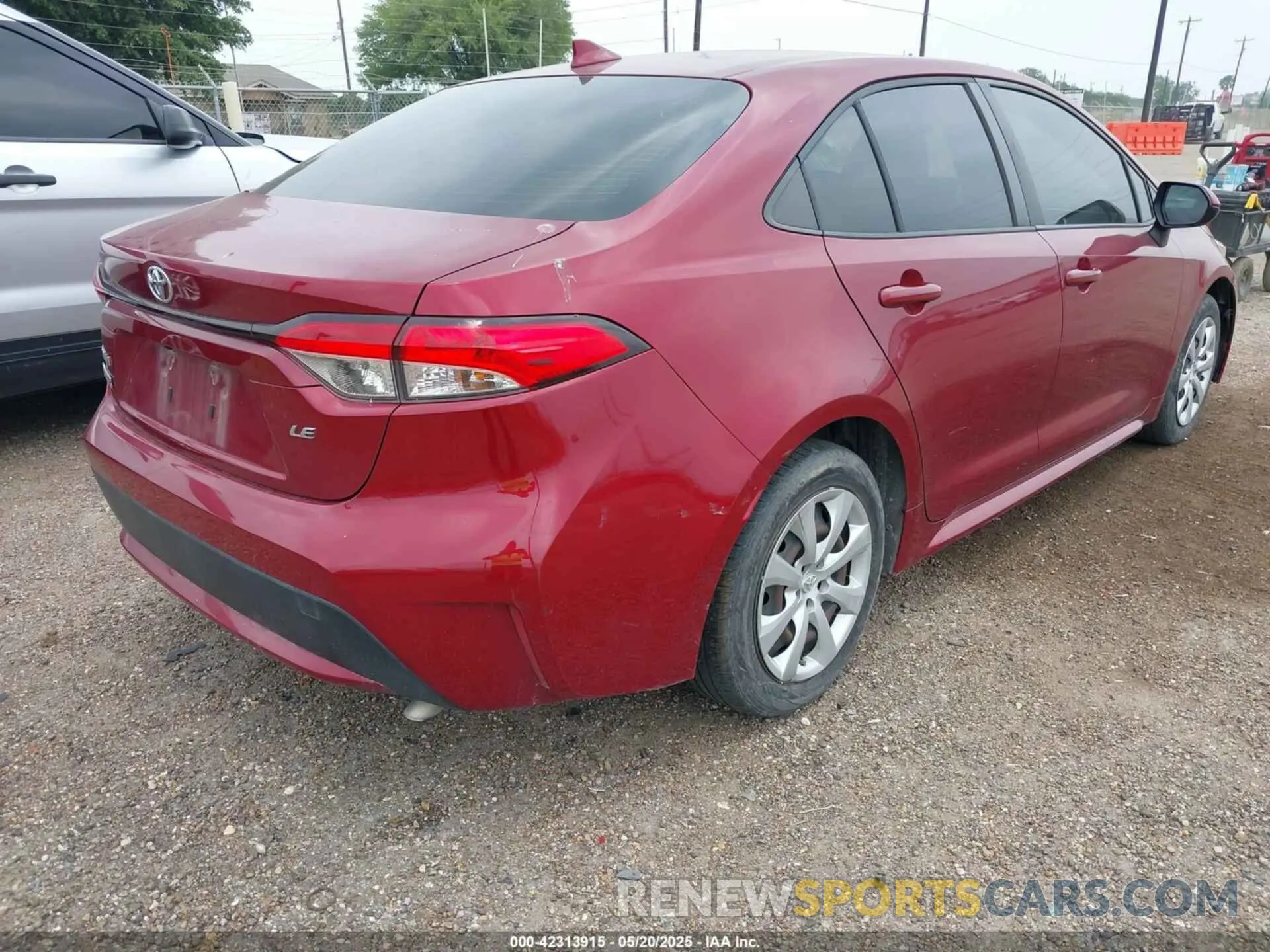 4 Photograph of a damaged car JTDEPMAE7NJ202564 TOYOTA COROLLA 2022