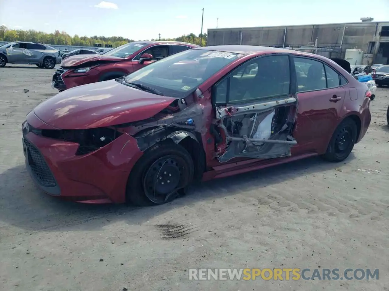 1 Photograph of a damaged car JTDEPMAE7NJ203178 TOYOTA COROLLA 2022