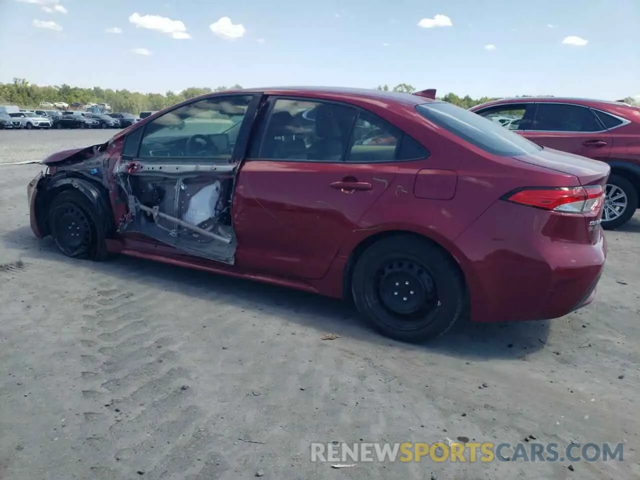 2 Photograph of a damaged car JTDEPMAE7NJ203178 TOYOTA COROLLA 2022